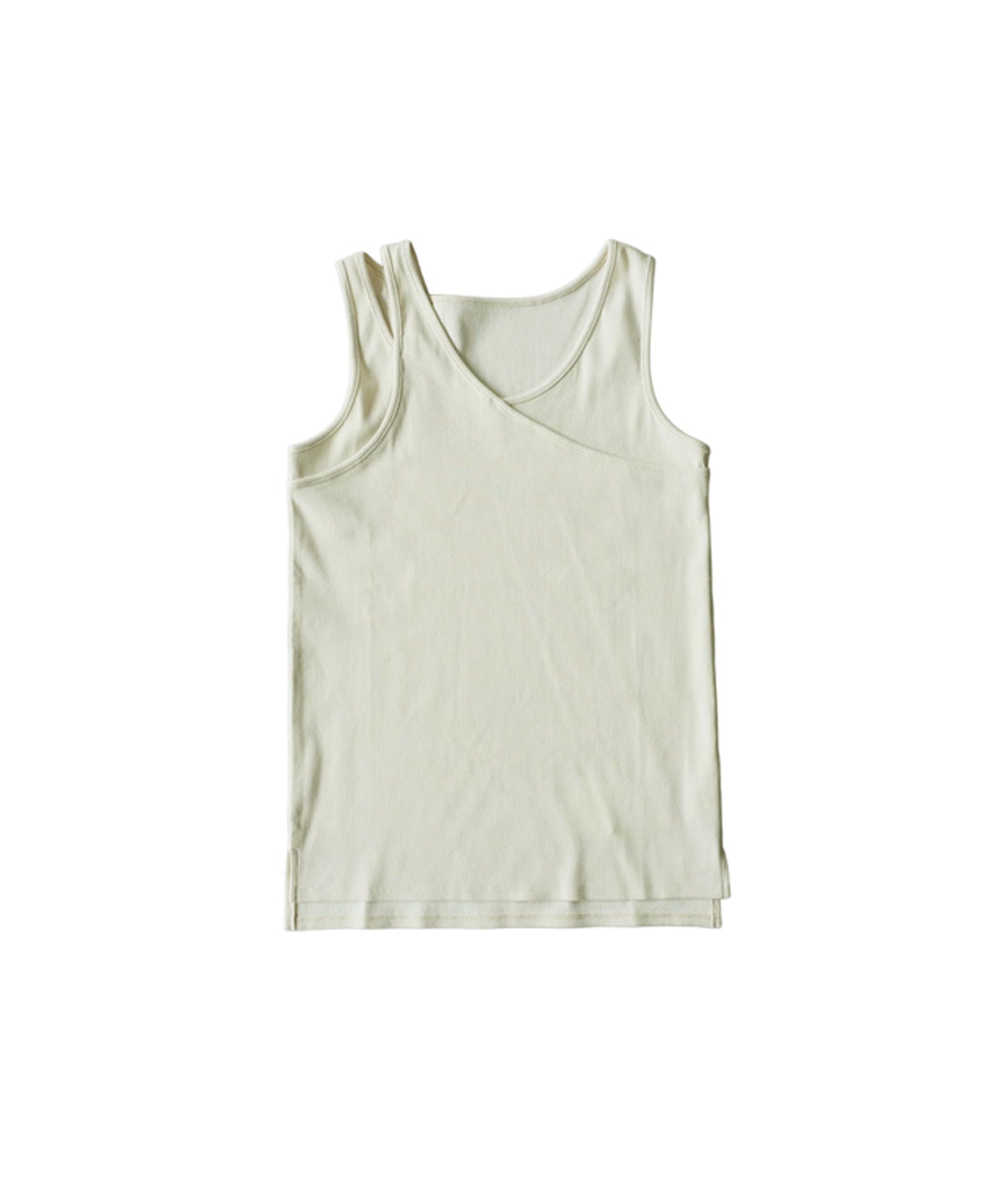 Cotton Blend V-Neck Tank Top Ladies