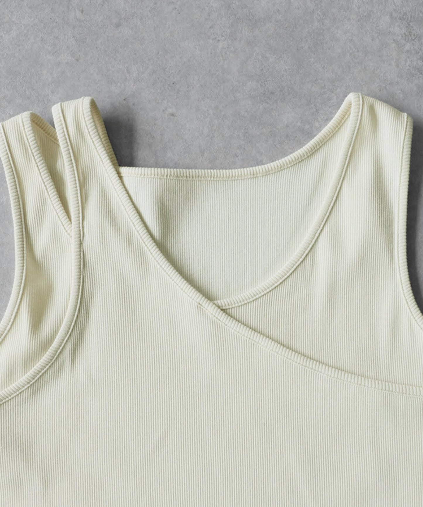Cotton Blend V-Neck Tank Top Ladies