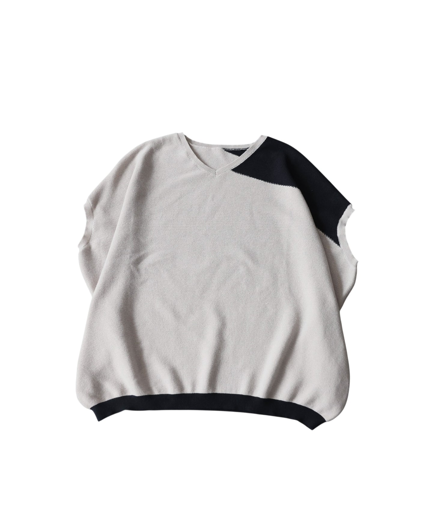 Color-Blocked Summer Knit Ladies