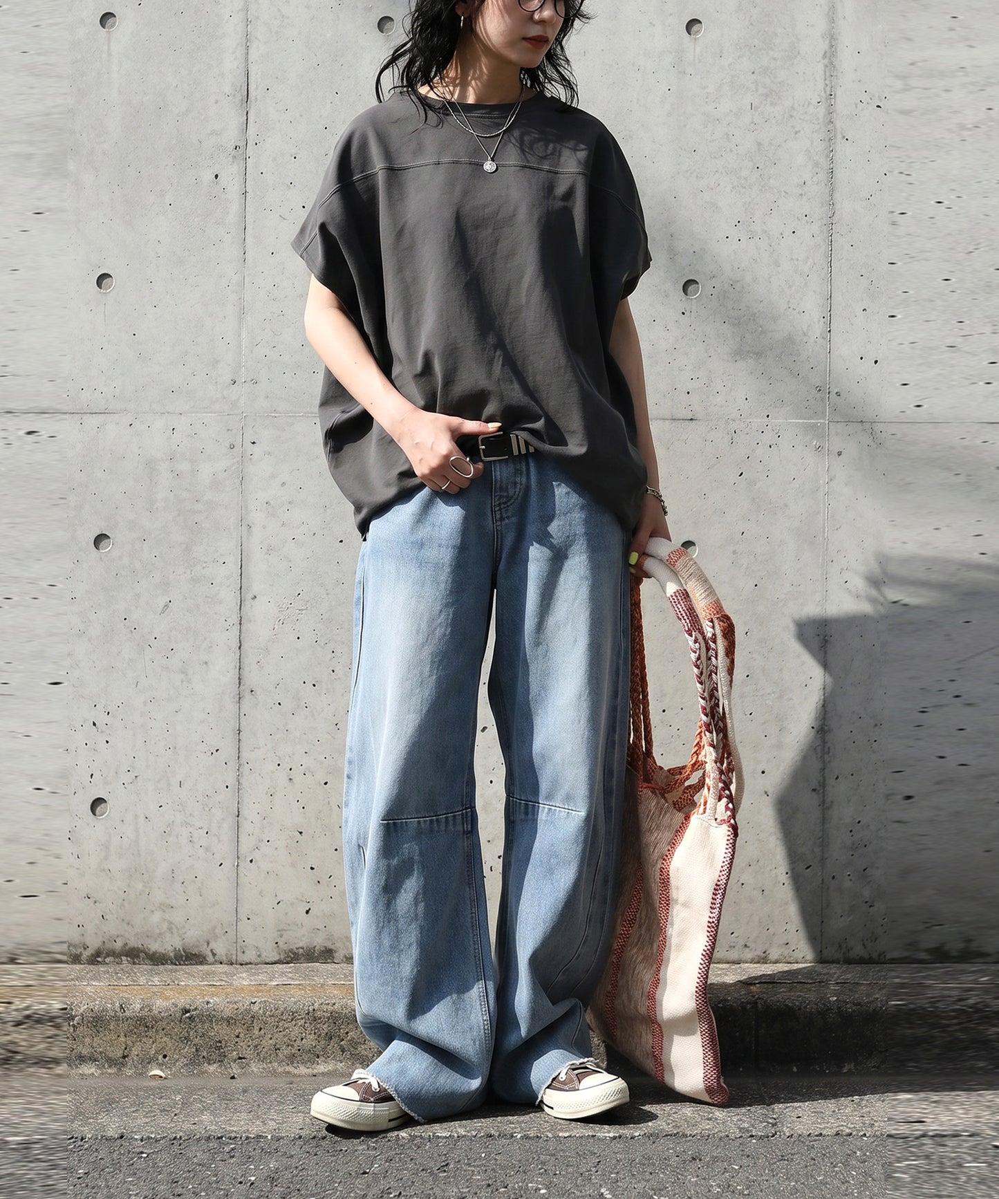 100% Cotton Short-Sleeve Plain Crew Neck Cut And Sewn Top Ladies