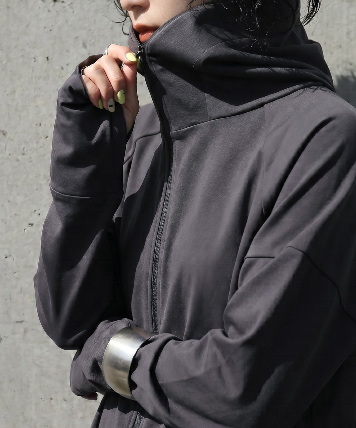 Uv-Cut, Cooling Fabric, Hooded, Full-Zip Dress Ladies