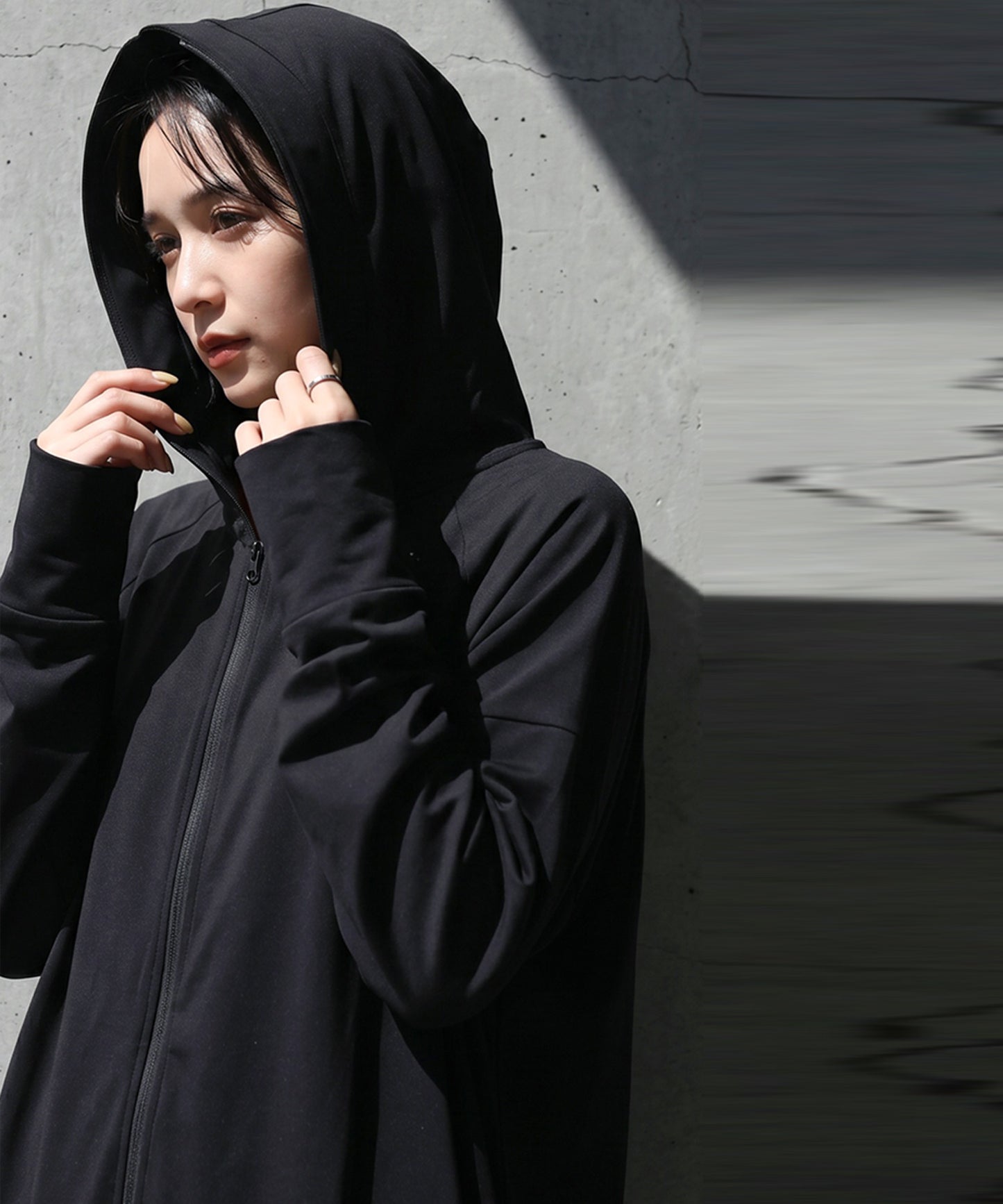 Uv-Cut, Cooling Fabric, Hooded, Full-Zip Dress Ladies