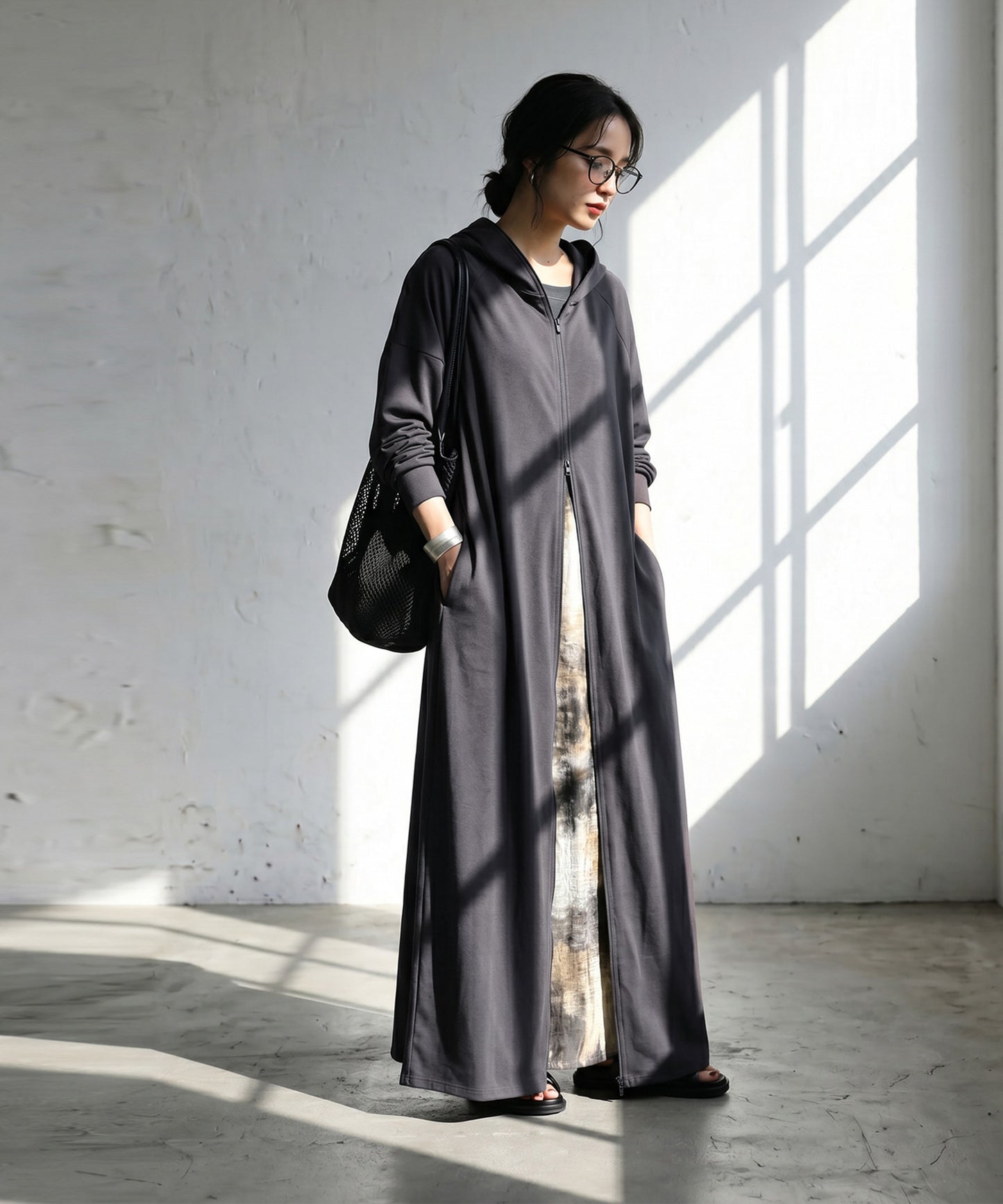 Uv-Cut, Cooling Fabric, Hooded, Full-Zip Dress Ladies