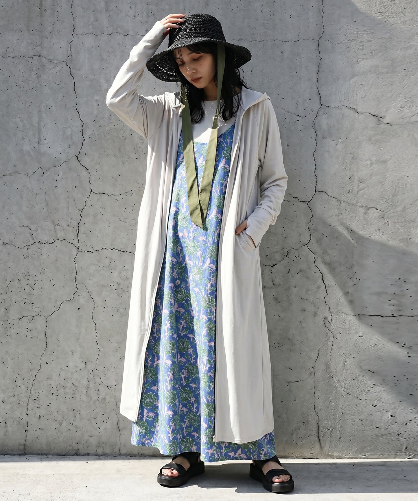 Uv-Cut, Cooling Fabric, Hooded, Full-Zip Dress Ladies