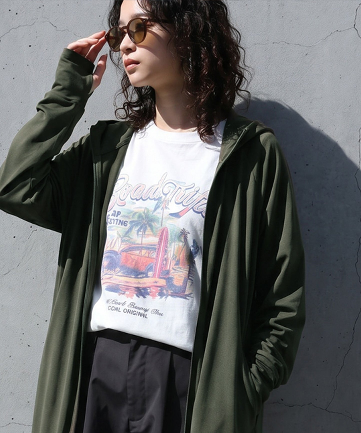 Uv-Cut, Cooling Fabric, Hooded, Full-Zip Dress Ladies