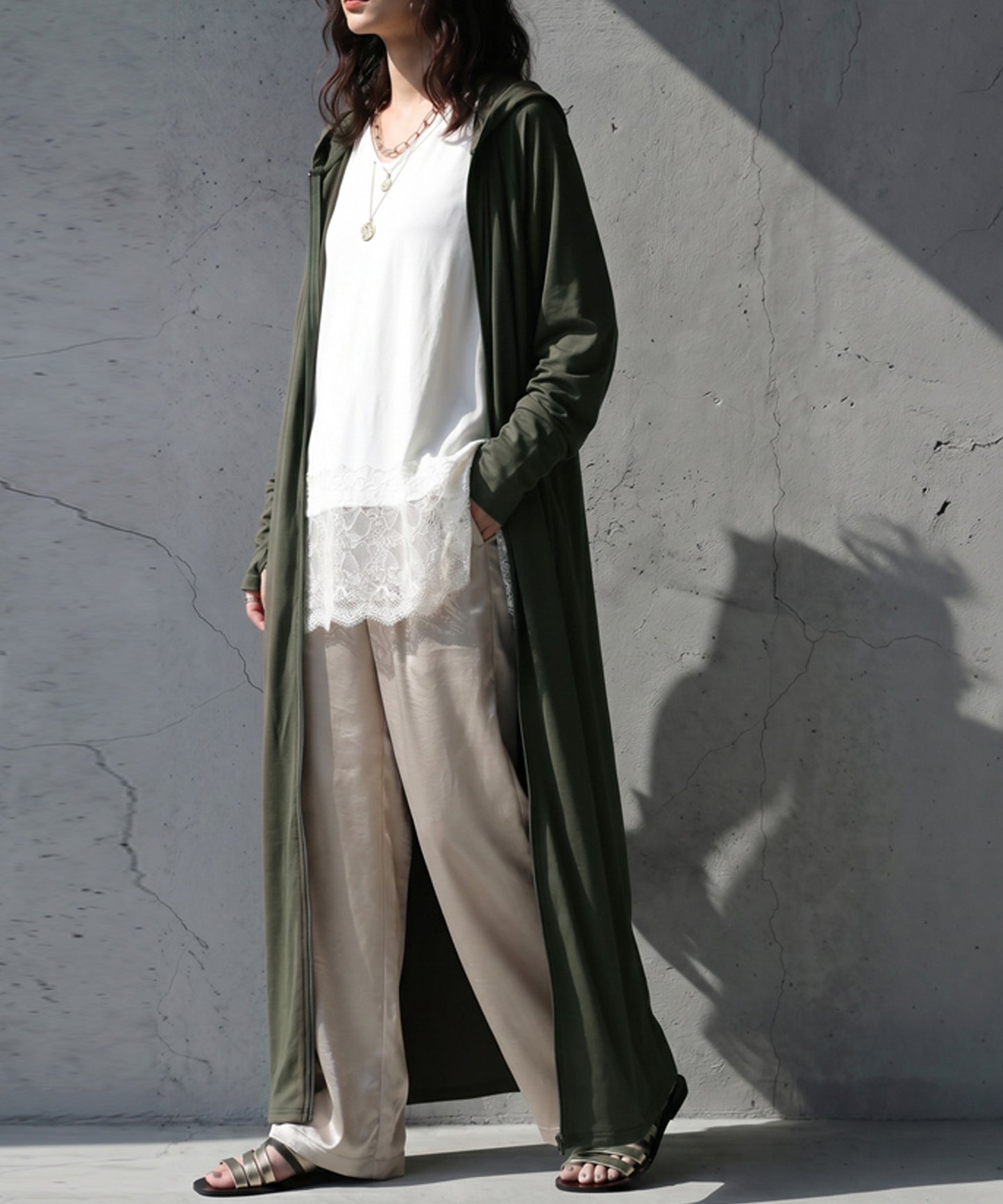 Uv-Cut, Cooling Fabric, Hooded, Full-Zip Dress Ladies