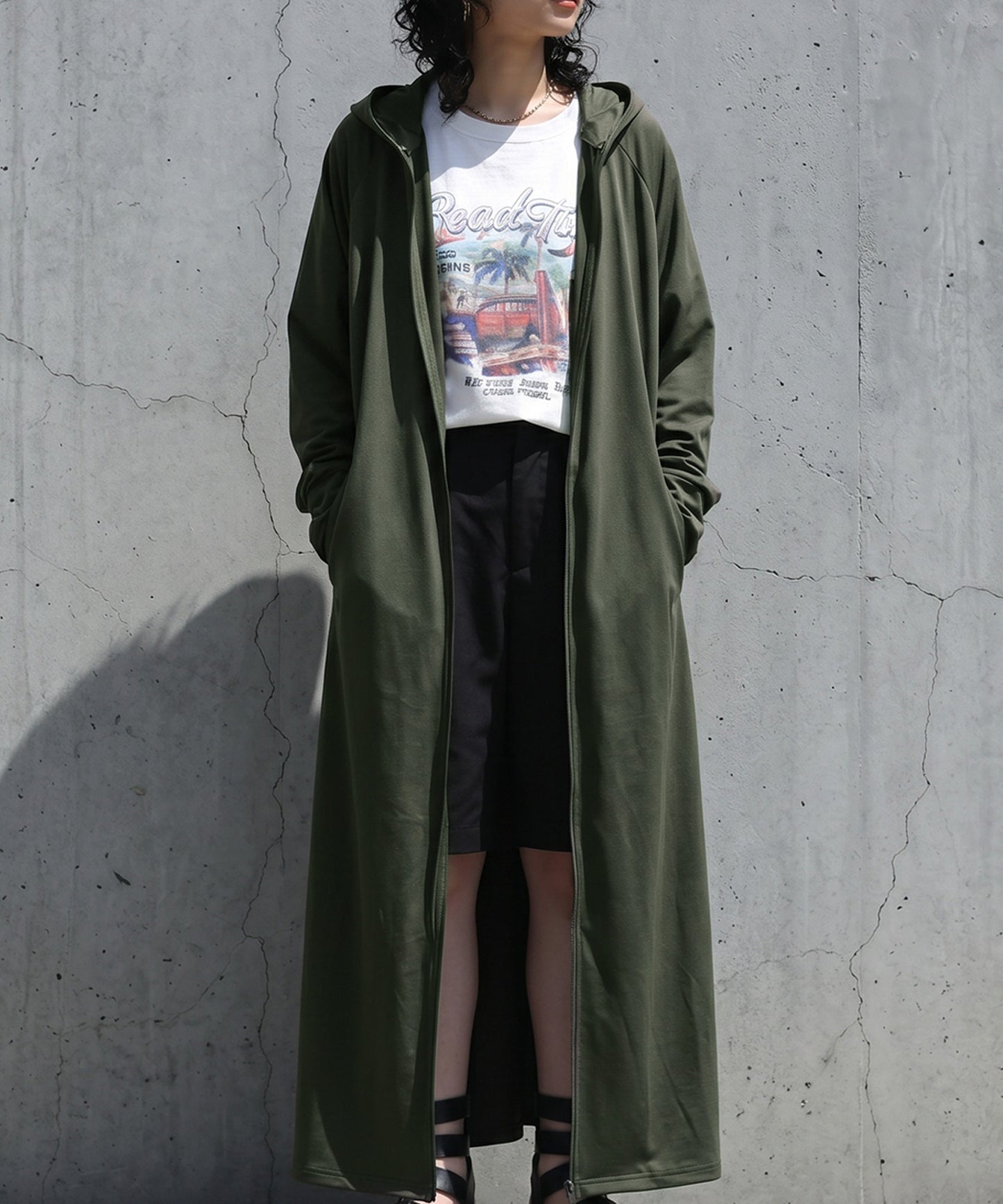 Uv-Cut, Cooling Fabric, Hooded, Full-Zip Dress Ladies