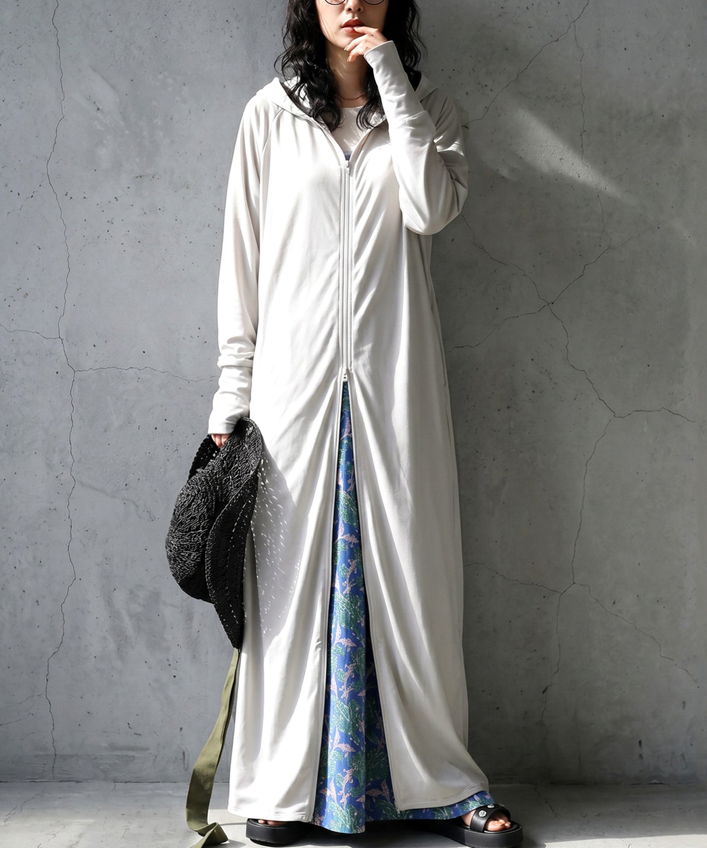 Uv-Cut, Cooling Fabric, Hooded, Full-Zip Dress Ladies