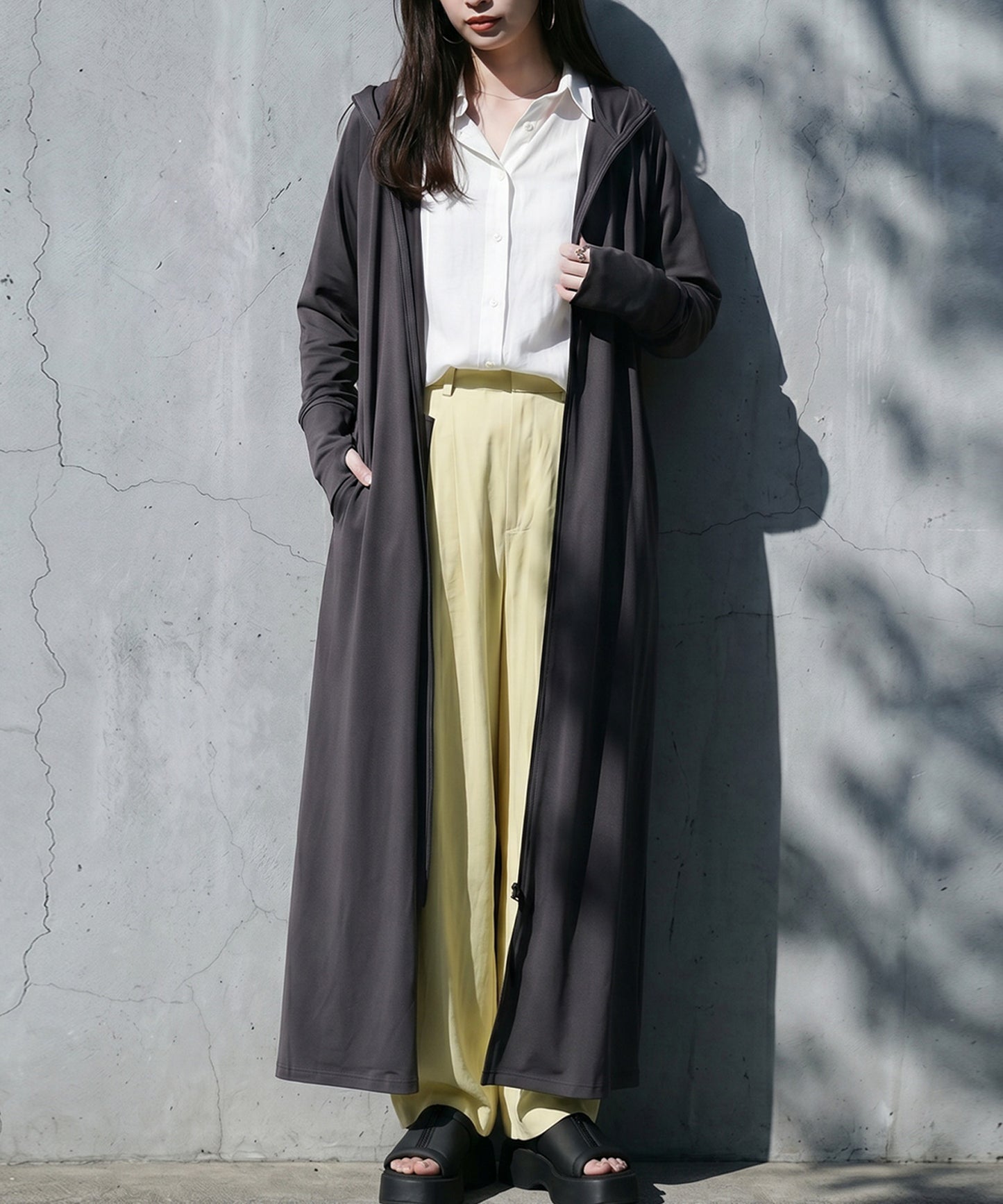 Uv-Cut, Cooling Fabric, Hooded, Full-Zip Dress Ladies