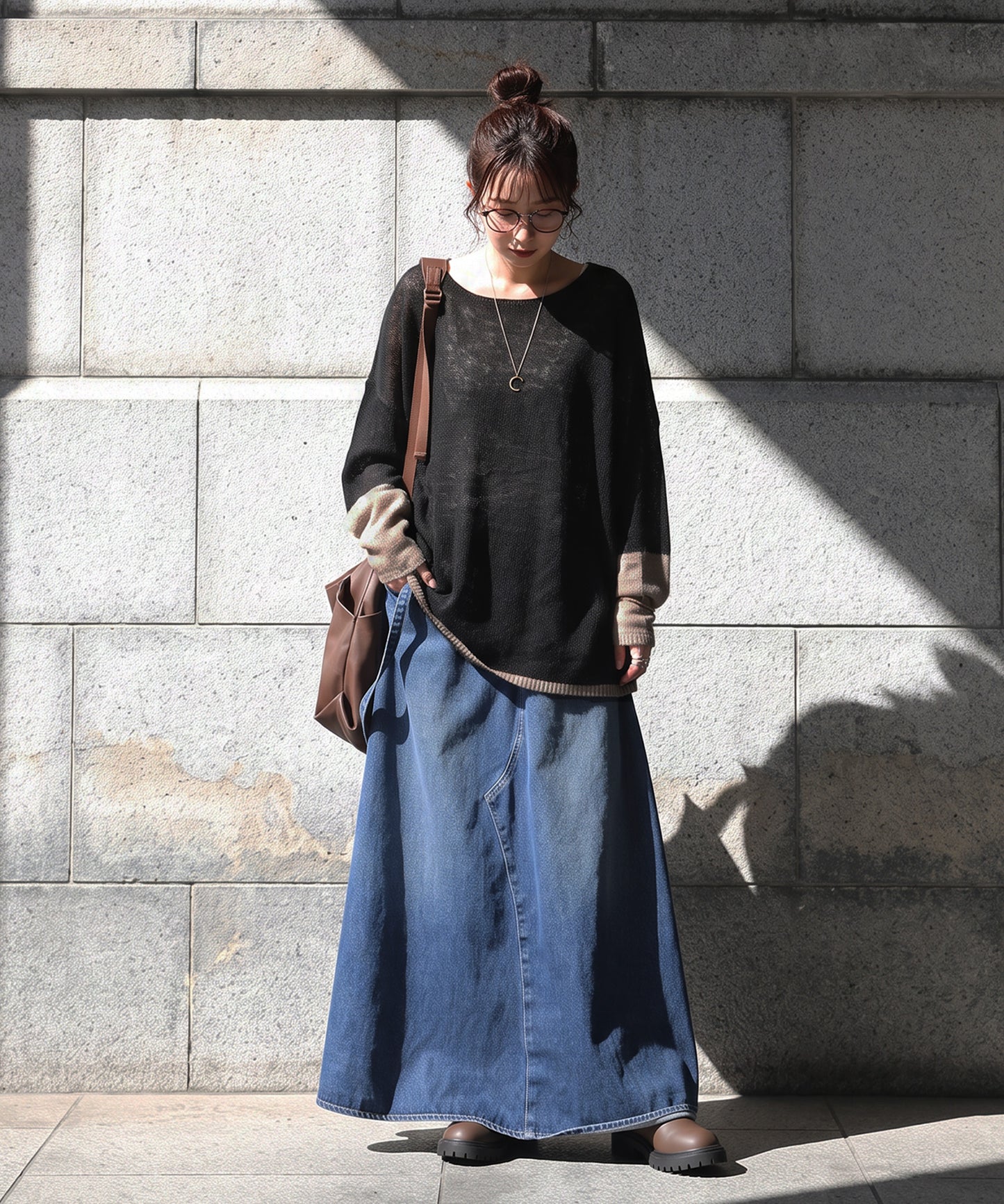 Wool Blend Mohair Knit Ladies
