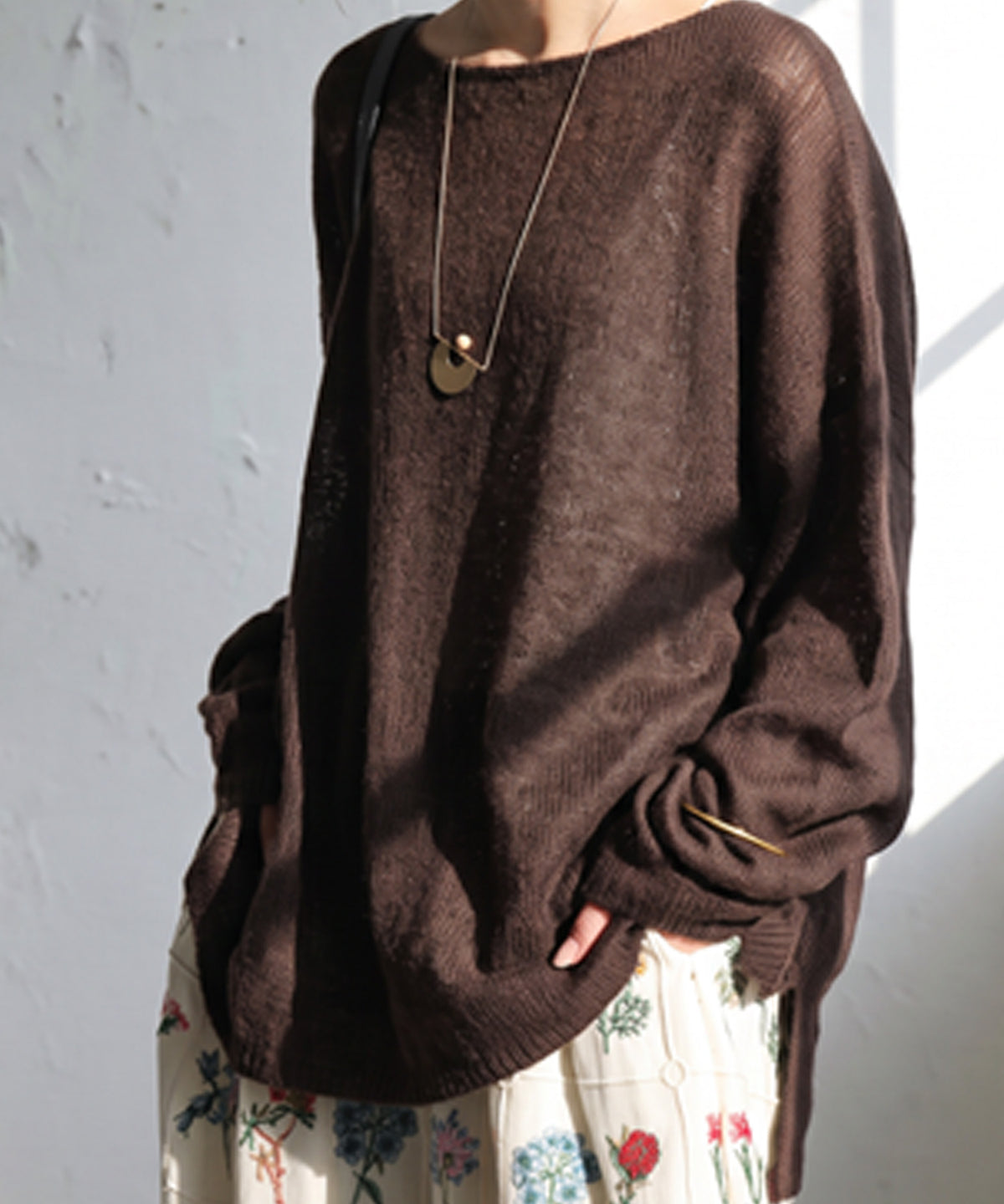 Wool Blend Mohair Knit Ladies