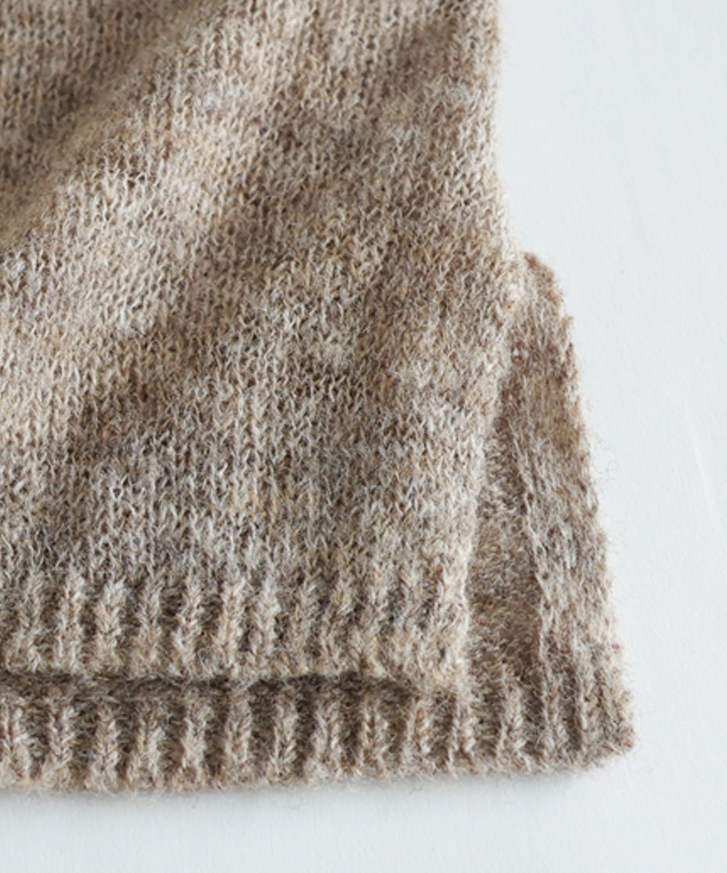 Wool Blend Mohair Knit Ladies