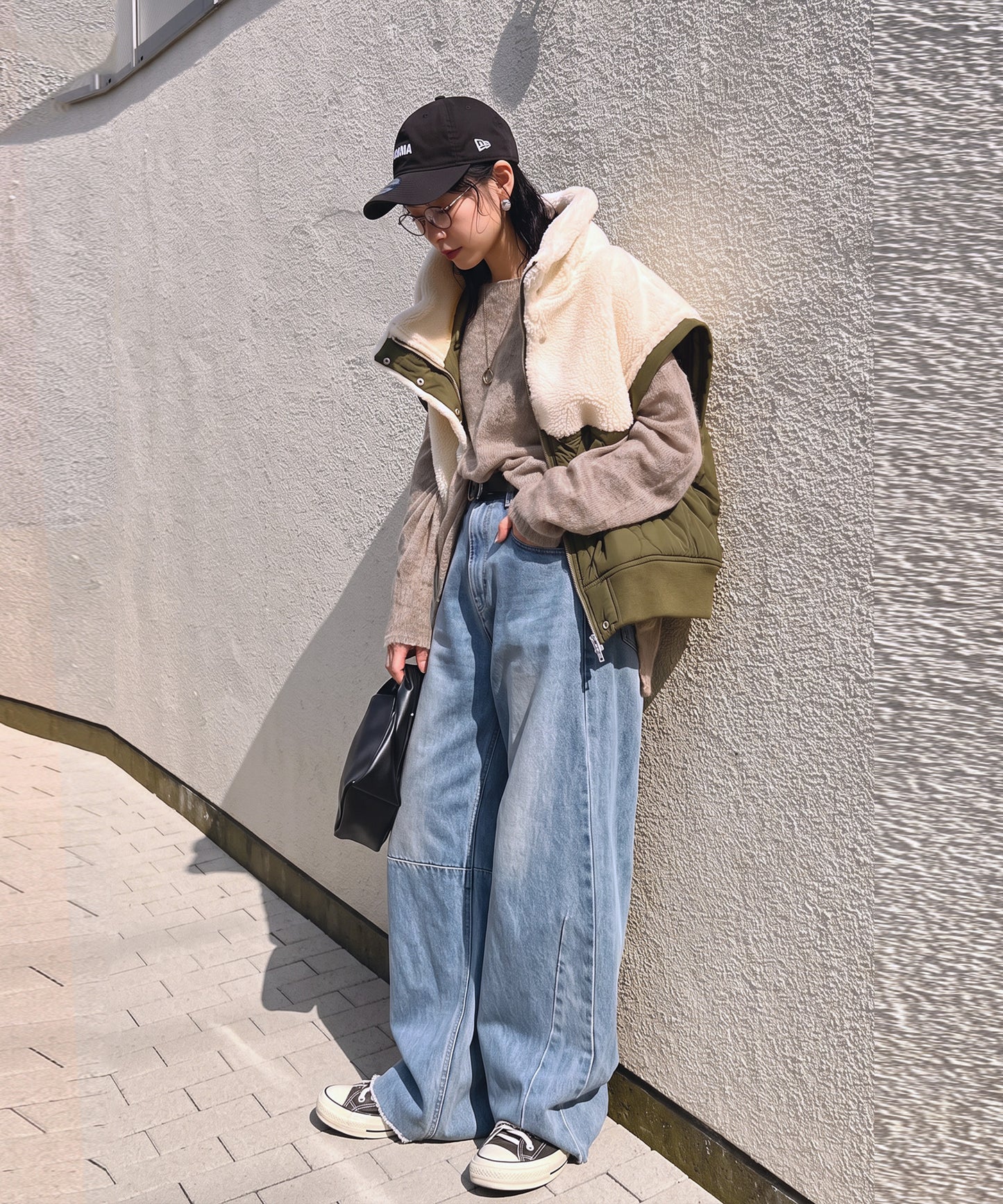 Wool Blend Mohair Knit Ladies