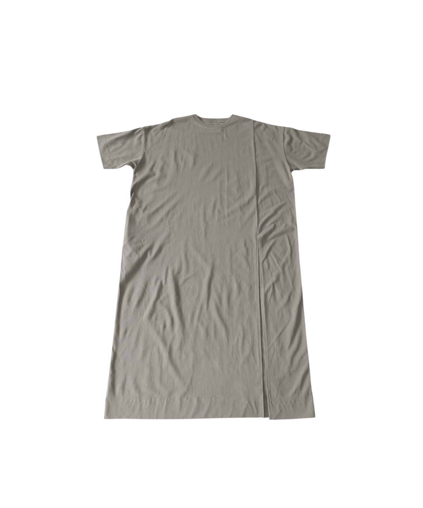 Sweat-Stain Resistant 100% Cotton Crew Neck Long Dress Ladies