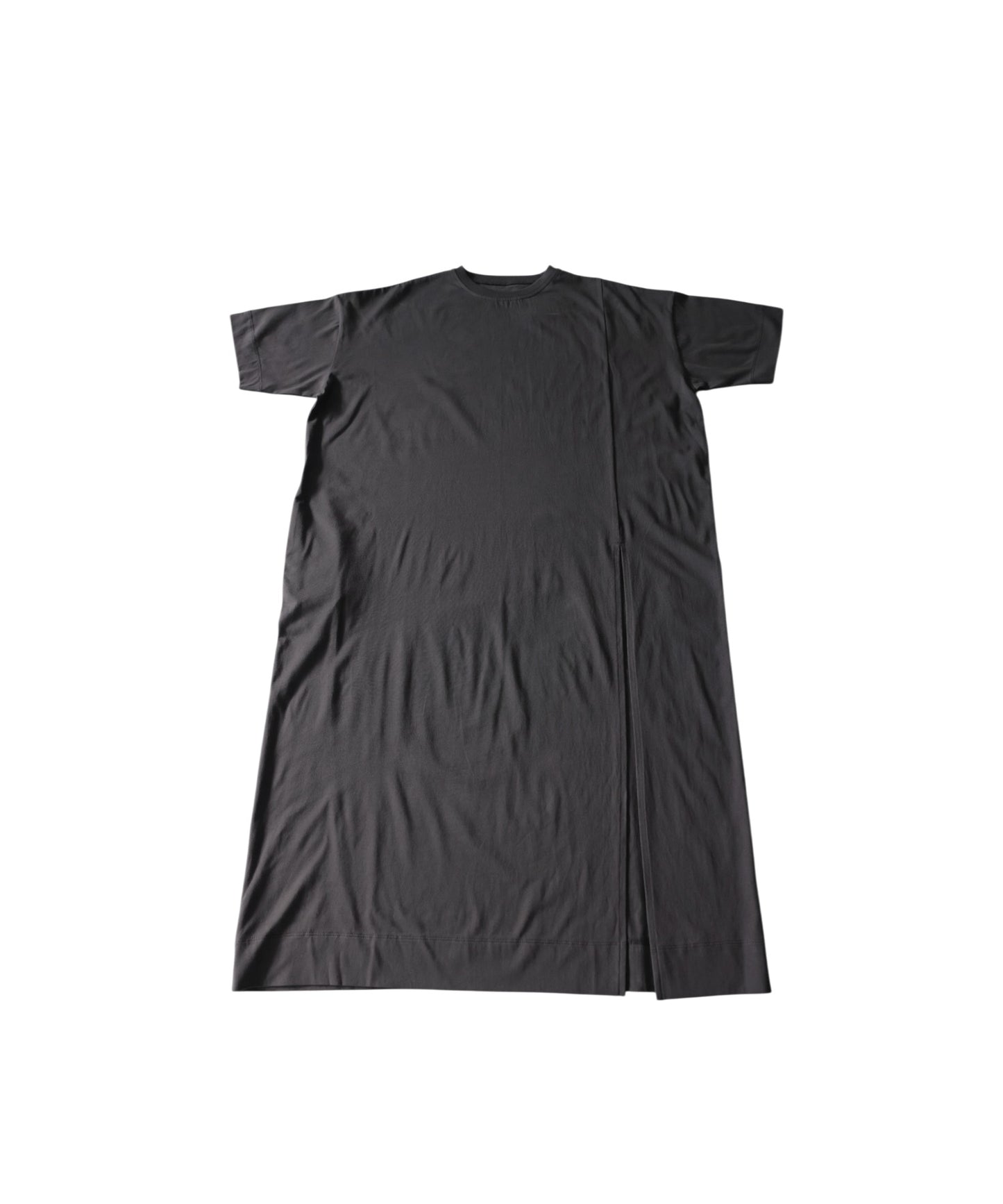 Sweat-Stain Resistant 100% Cotton Crew Neck Long Dress Ladies