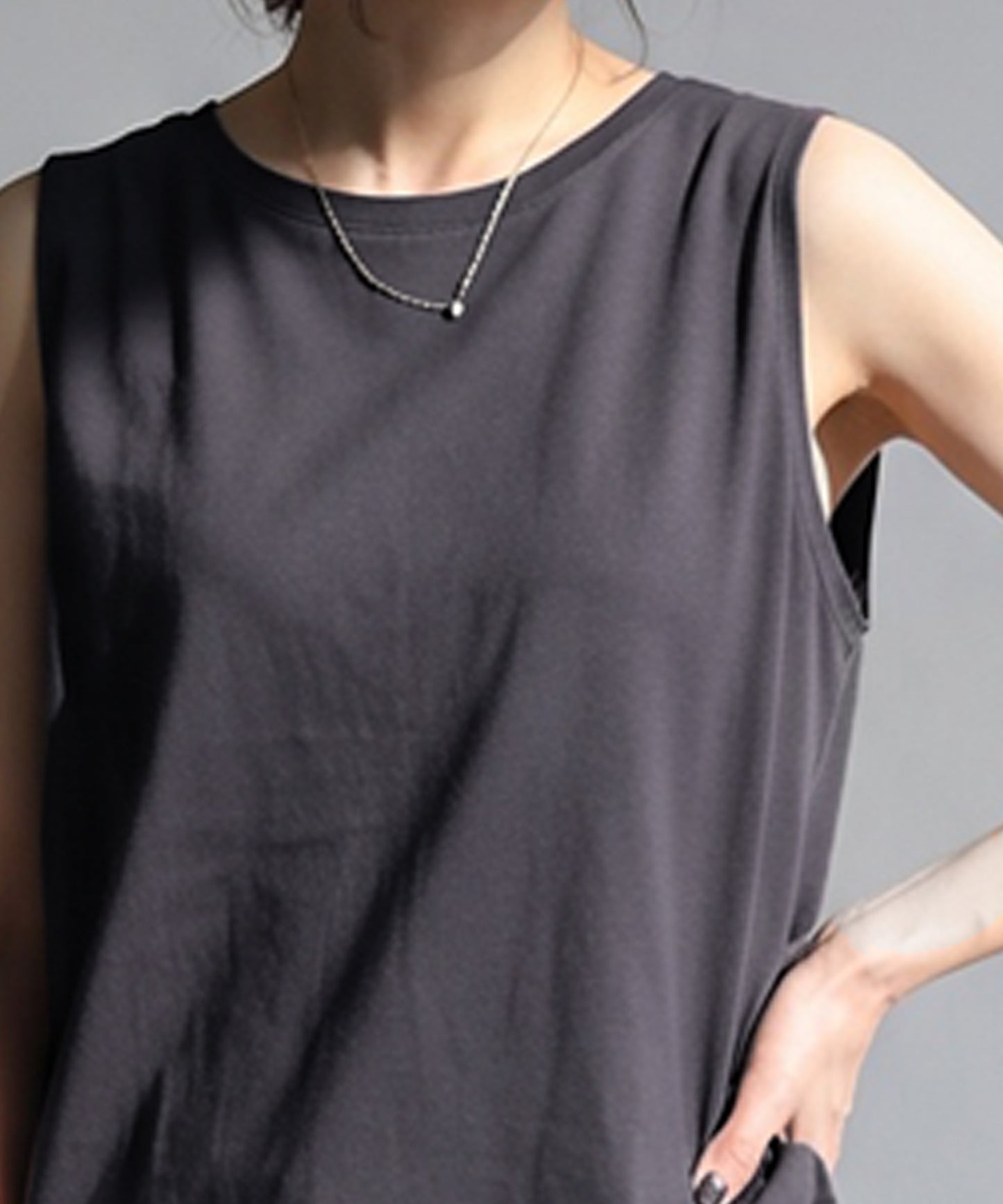 Sweat-Stain Resistant, 100% Cotton, Boat Neck/V-Neck Tank Top Ladies