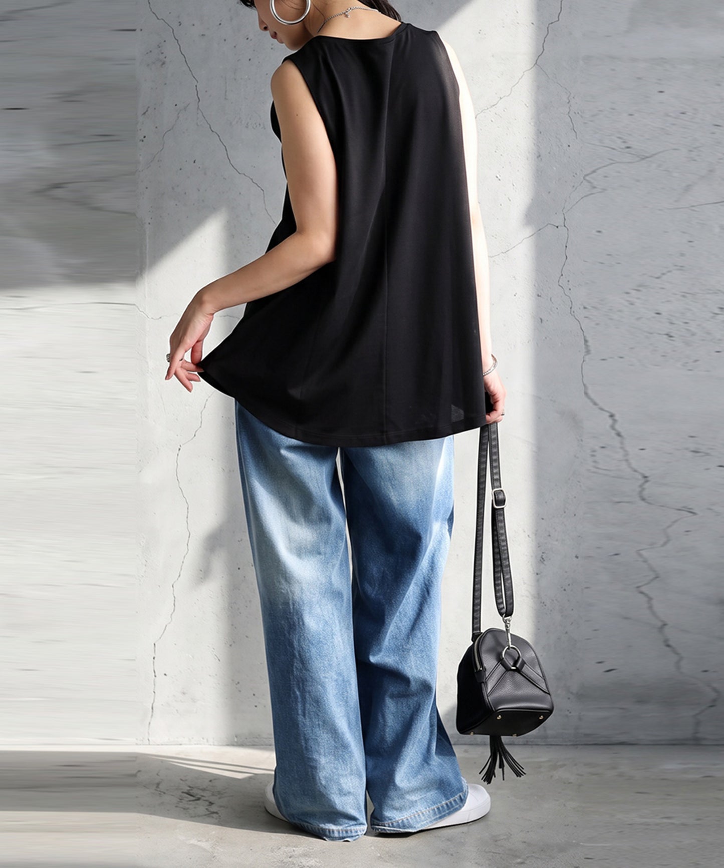 Sweat-Stain Resistant, 100% Cotton, Boat Neck/V-Neck Tank Top Ladies