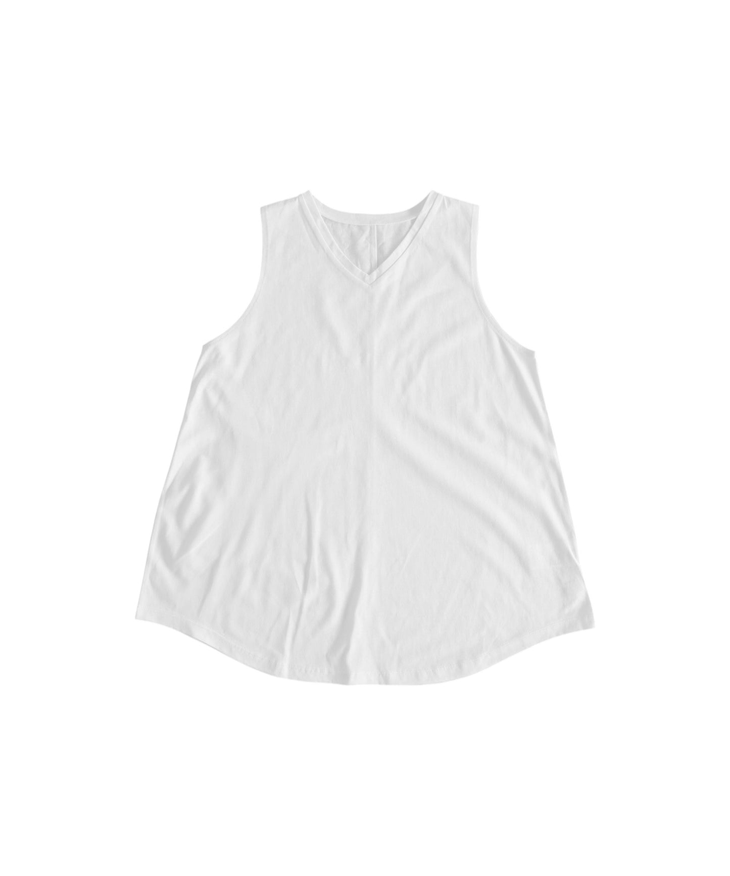 Sweat-Stain Resistant, 100% Cotton, Boat Neck/V-Neck Tank Top Ladies