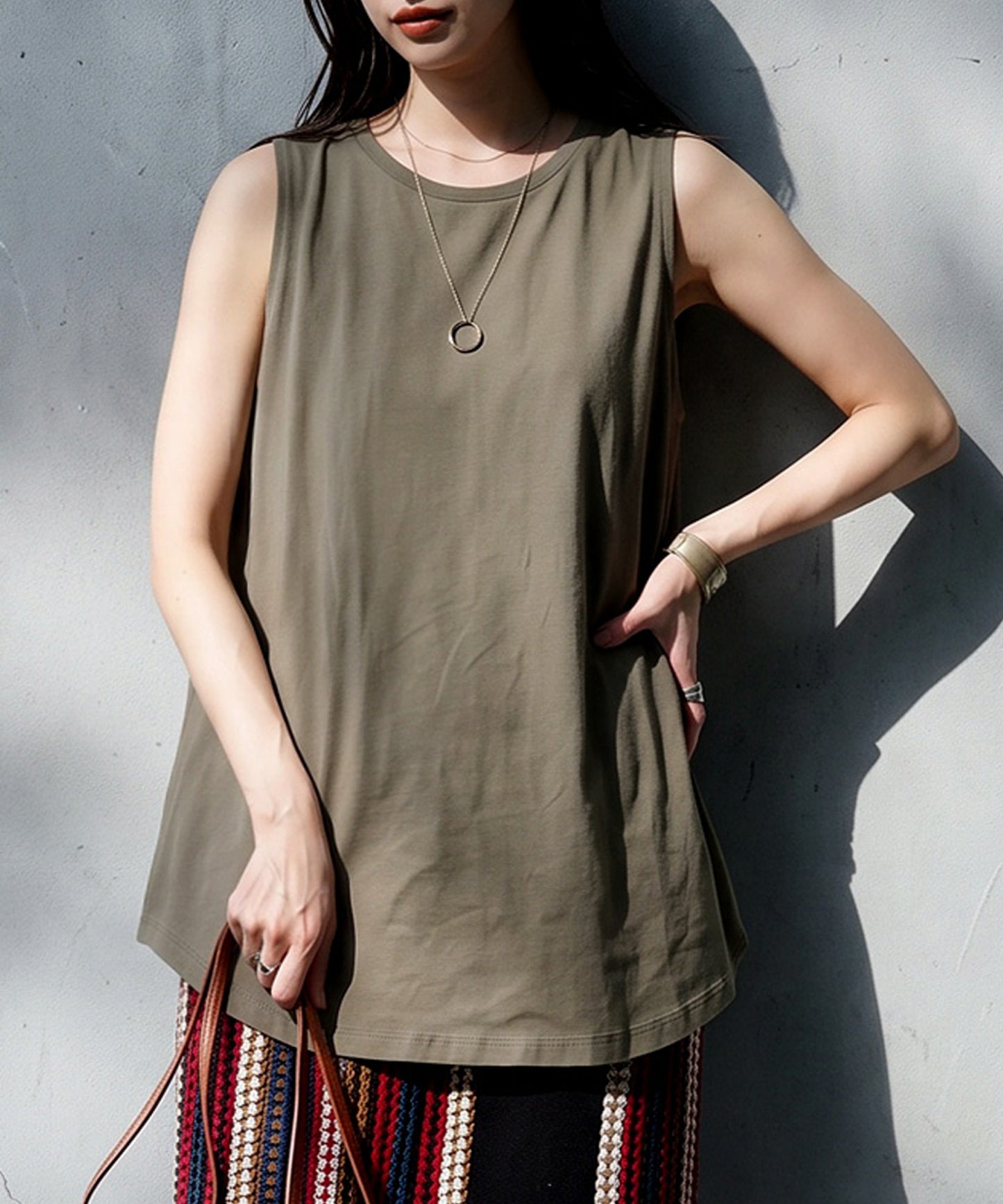 Sweat-Stain Resistant, 100% Cotton, Boat Neck/V-Neck Tank Top Ladies