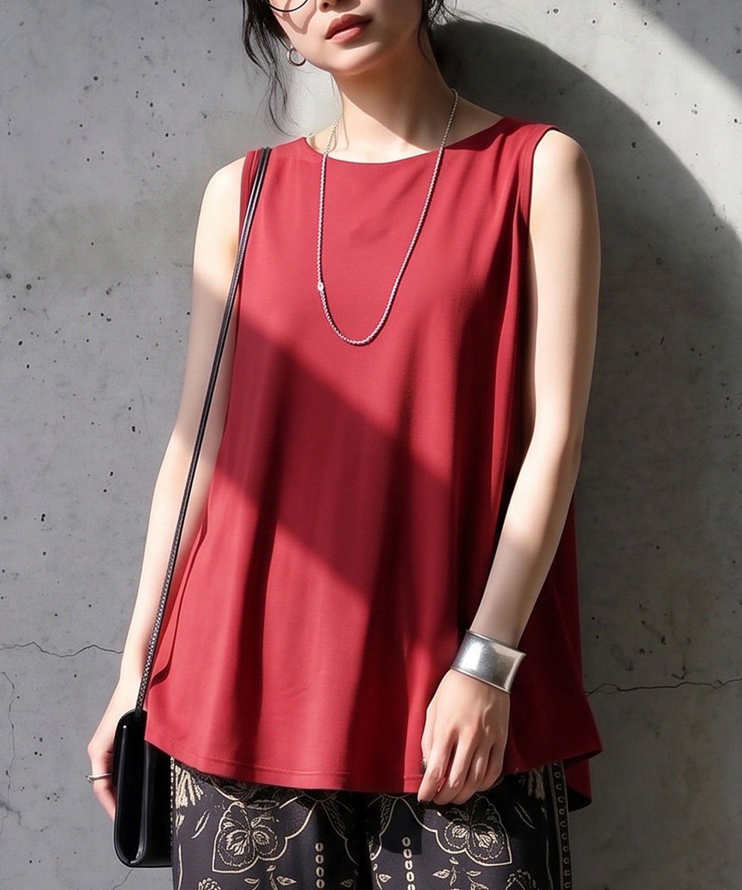 Sweat-Stain Resistant, 100% Cotton, Boat Neck/V-Neck Tank Top Ladies