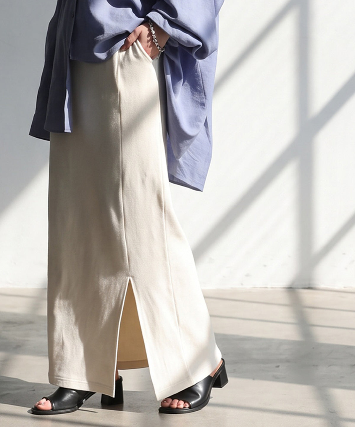 Stretch Long Skirt Ladies