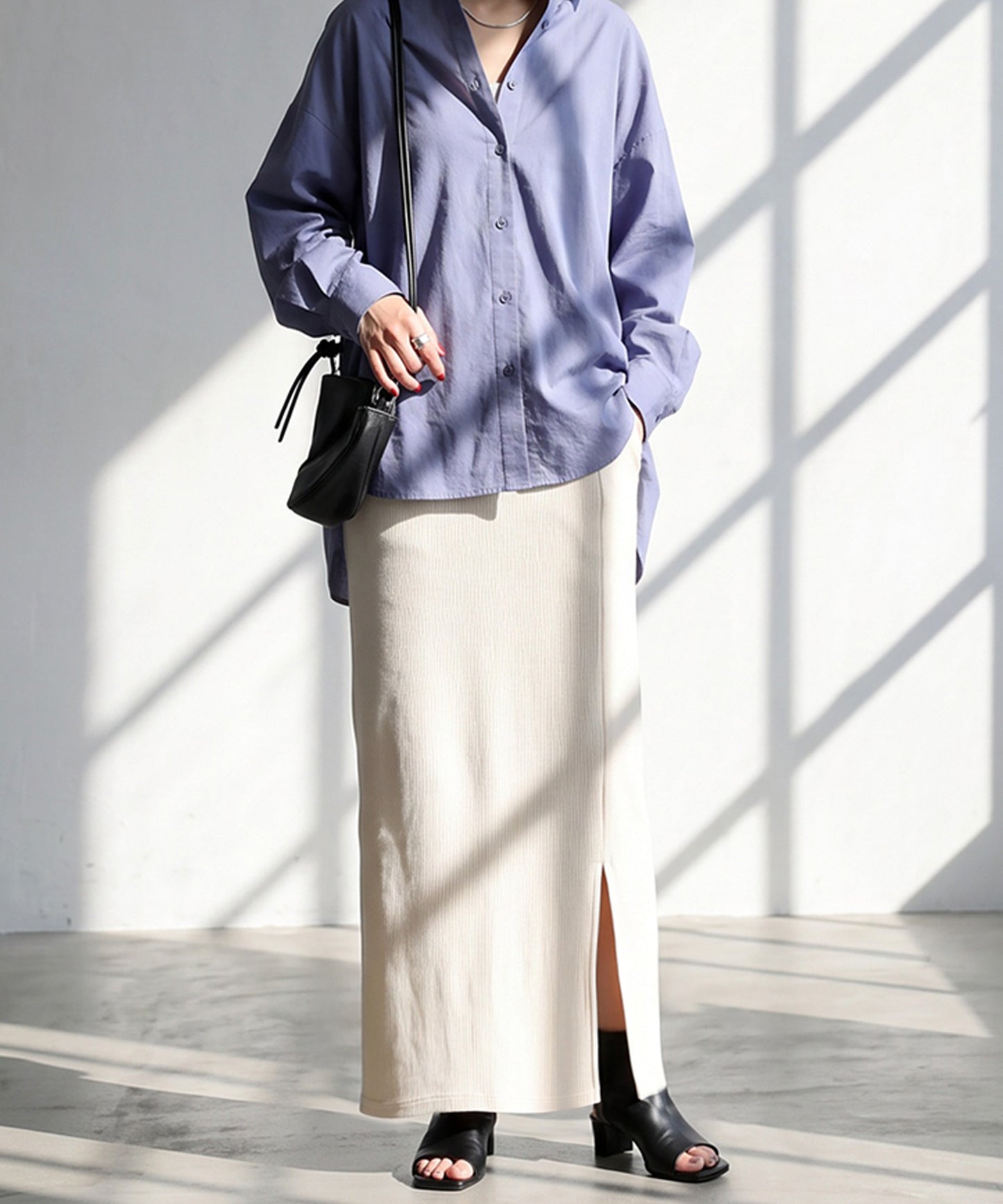 Stretch Long Skirt Ladies