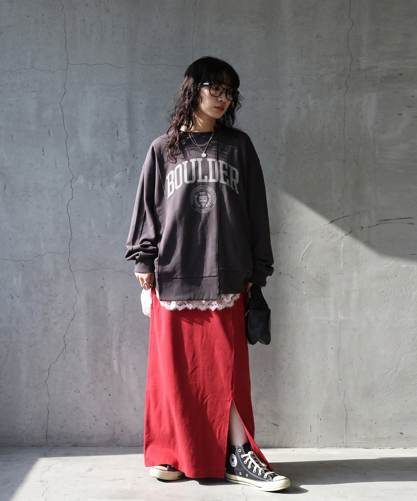 Stretch Long Skirt Ladies