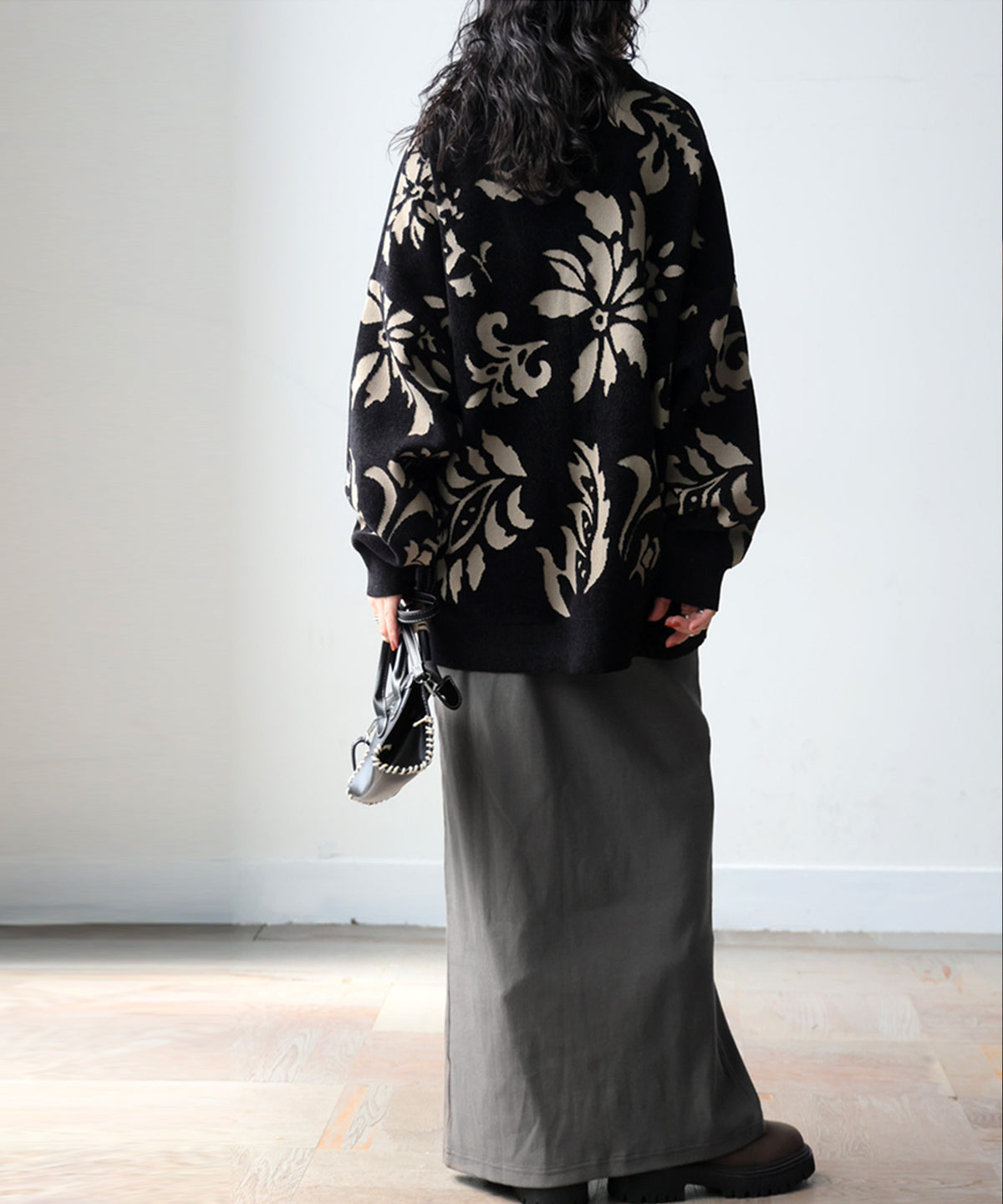 Stretch Long Skirt Ladies