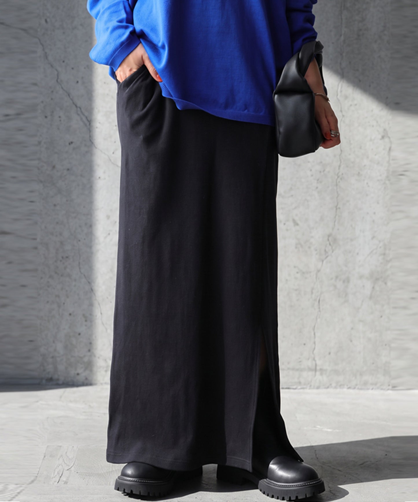 Stretch Long Skirt Ladies