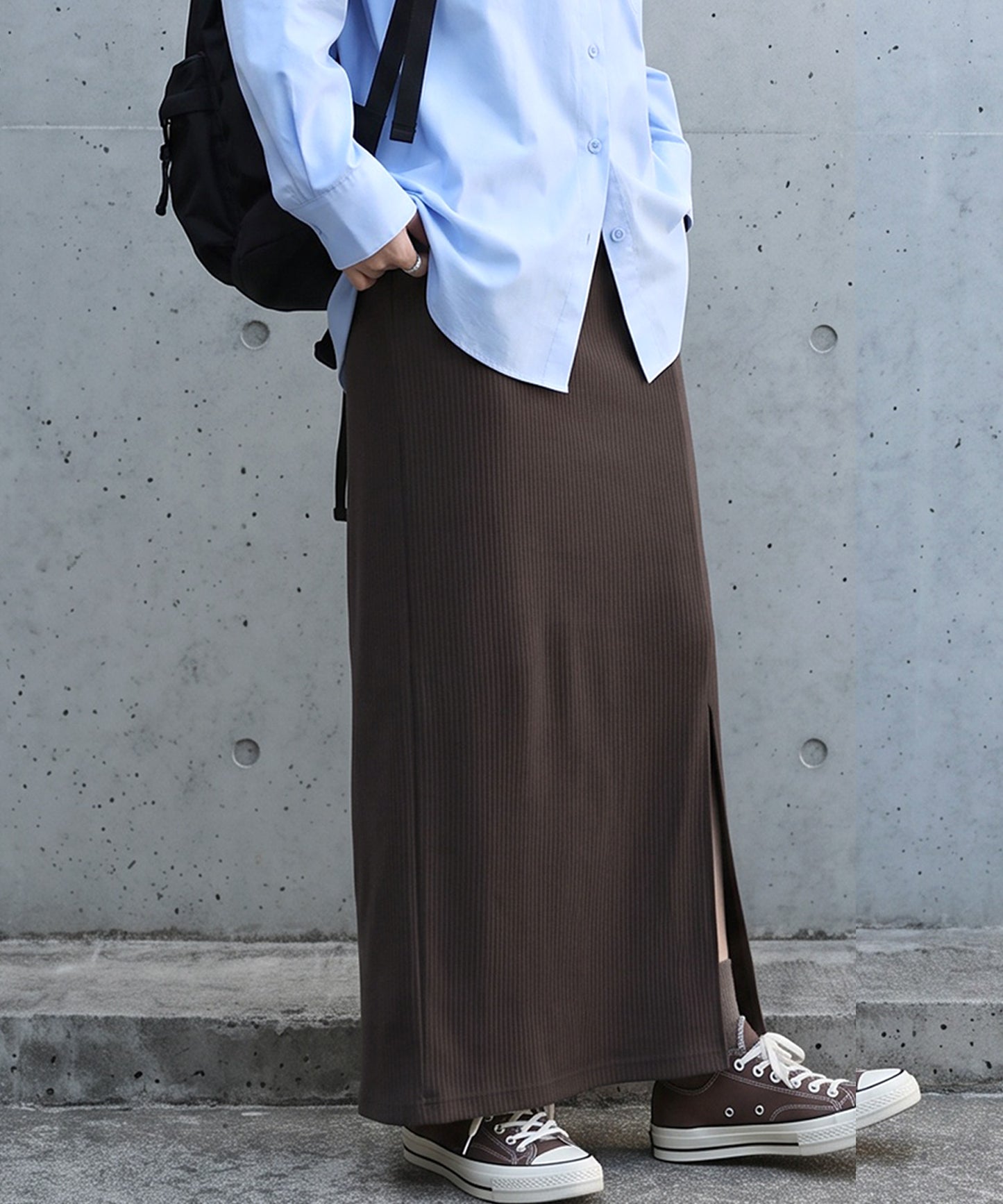 Stretch Long Skirt Ladies