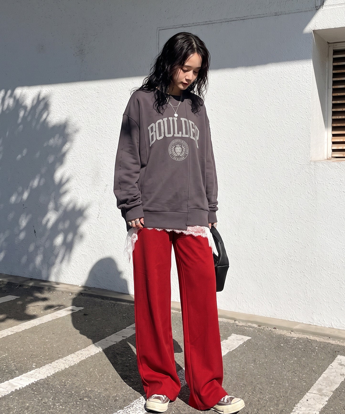 Wide Straight Pants Ladies