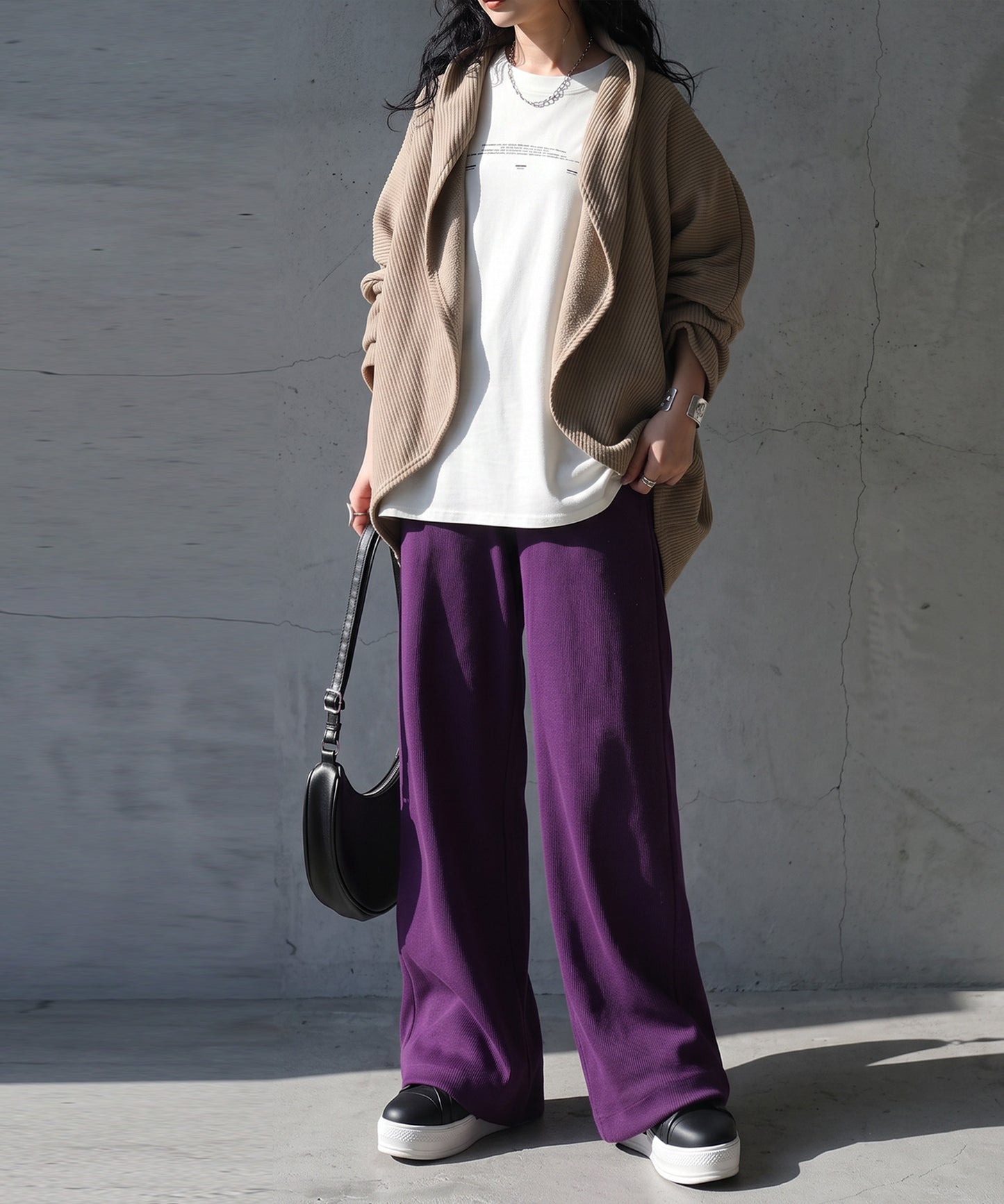 Wide Straight Pants Ladies