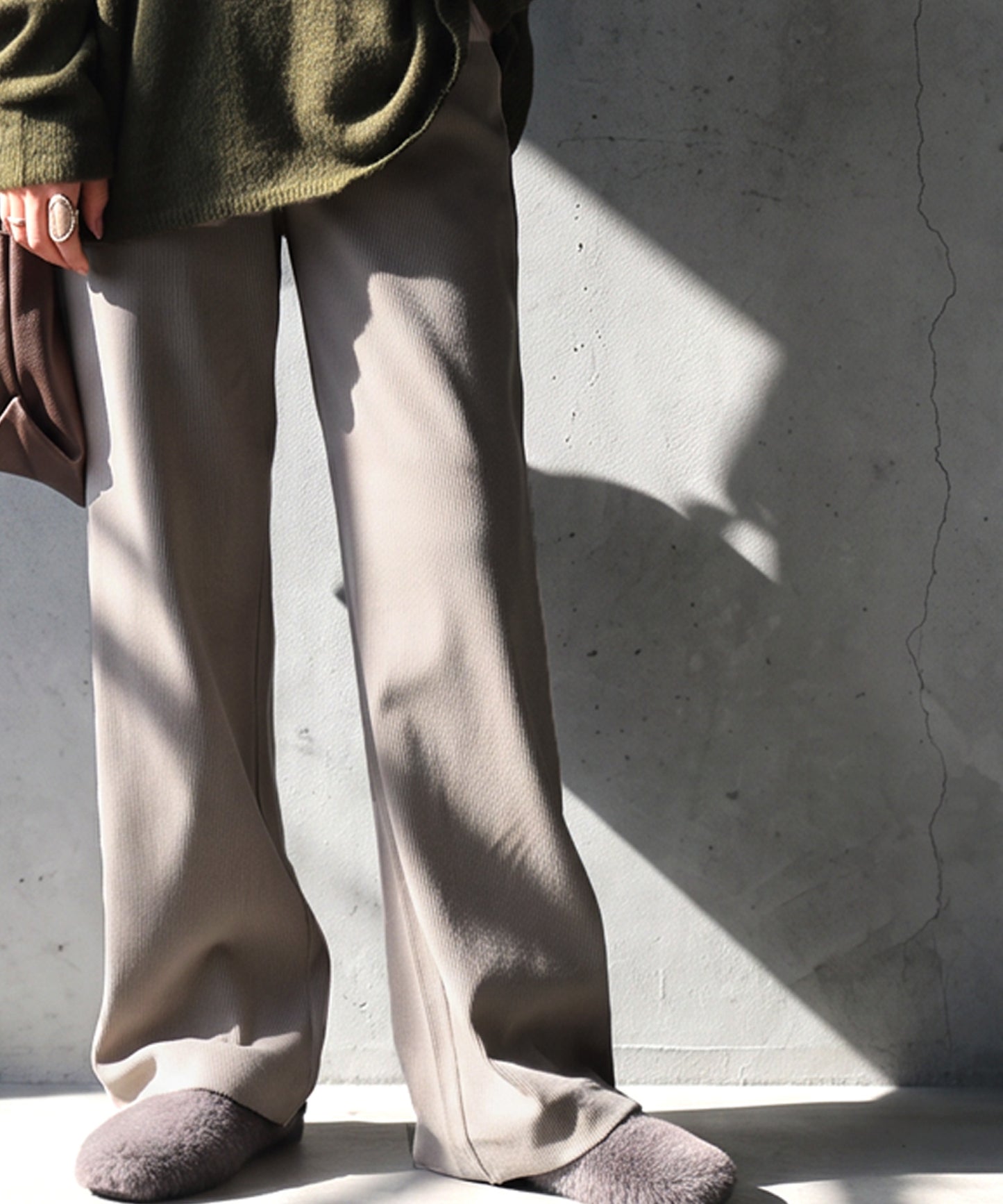 Wide Straight Pants Ladies