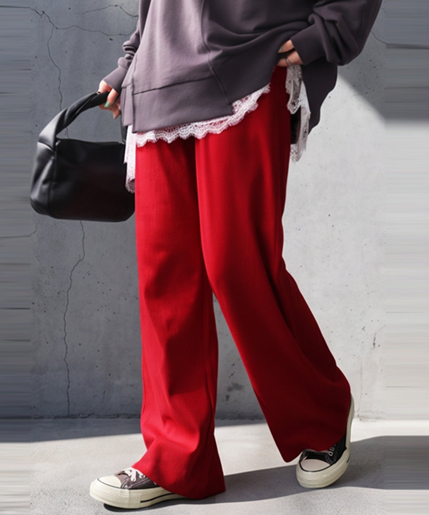 Wide Straight Pants Ladies