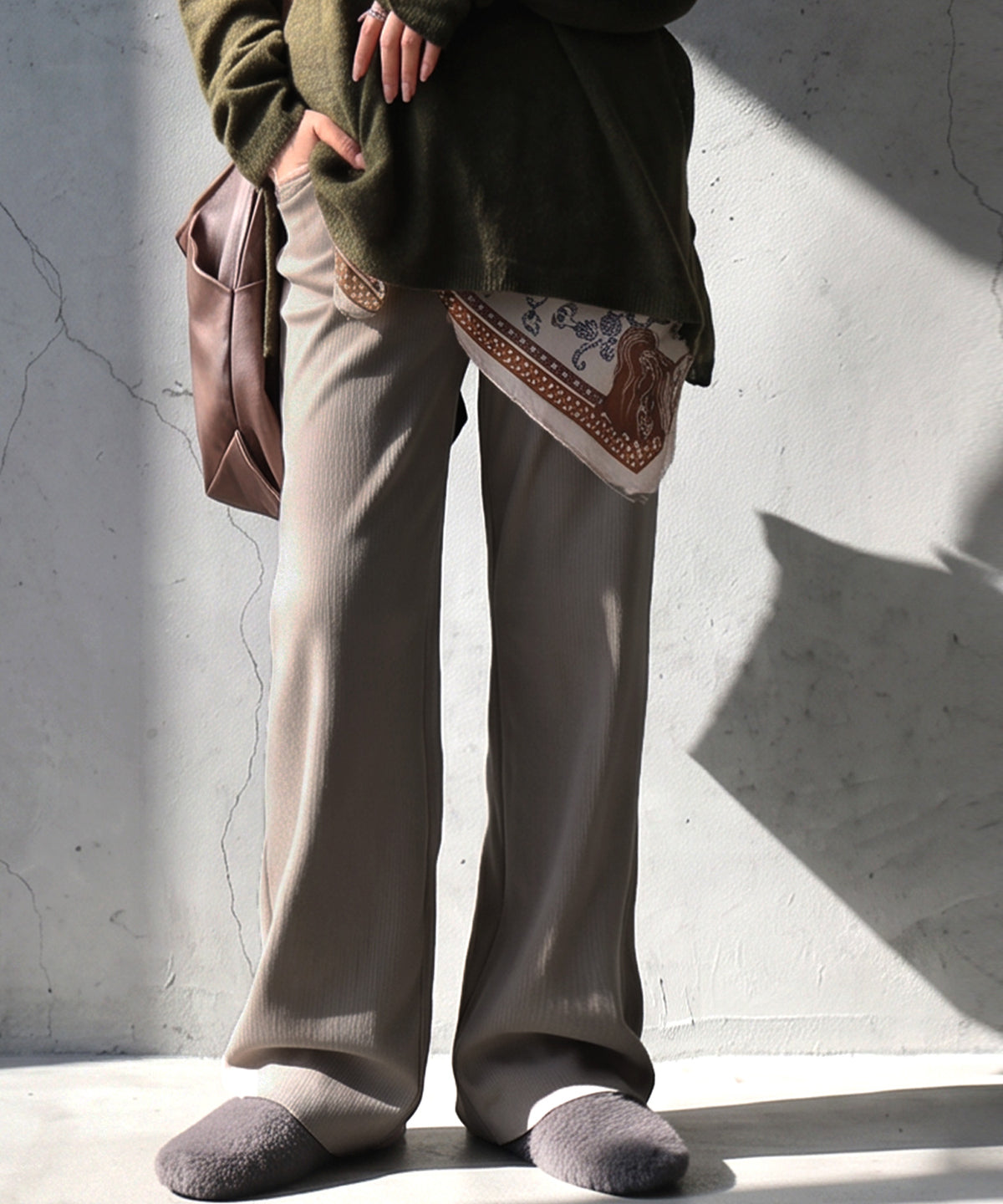 Wide Straight Pants Ladies