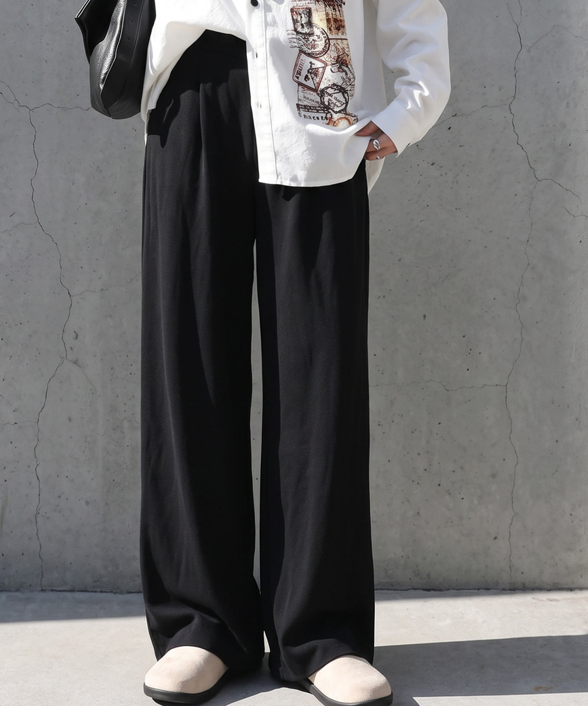 Wide Straight Pants Ladies
