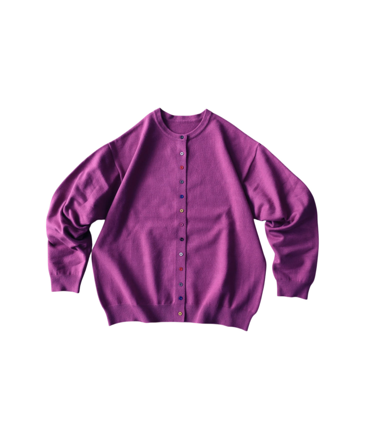 Marshmallow-Touch Knit Cardigan Ladies