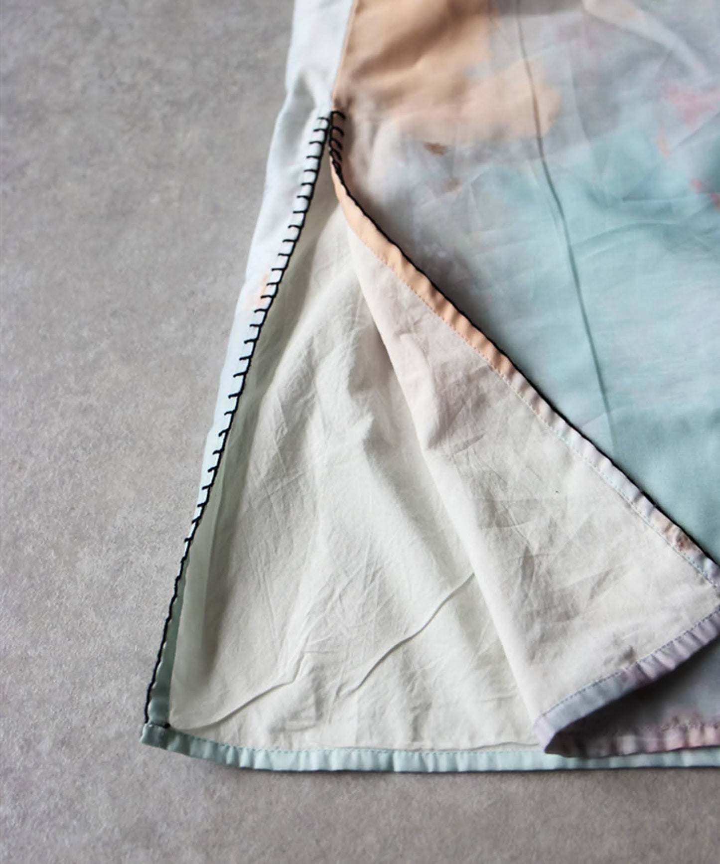 Side-Stitched Long Skirt Ladies