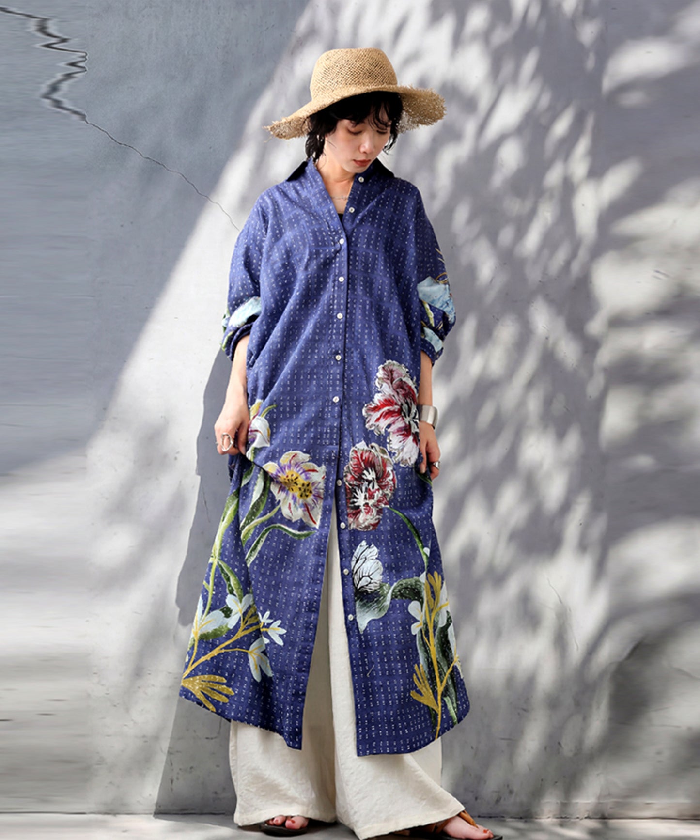 NUUUII Long Floral Dobby Dress Ladies