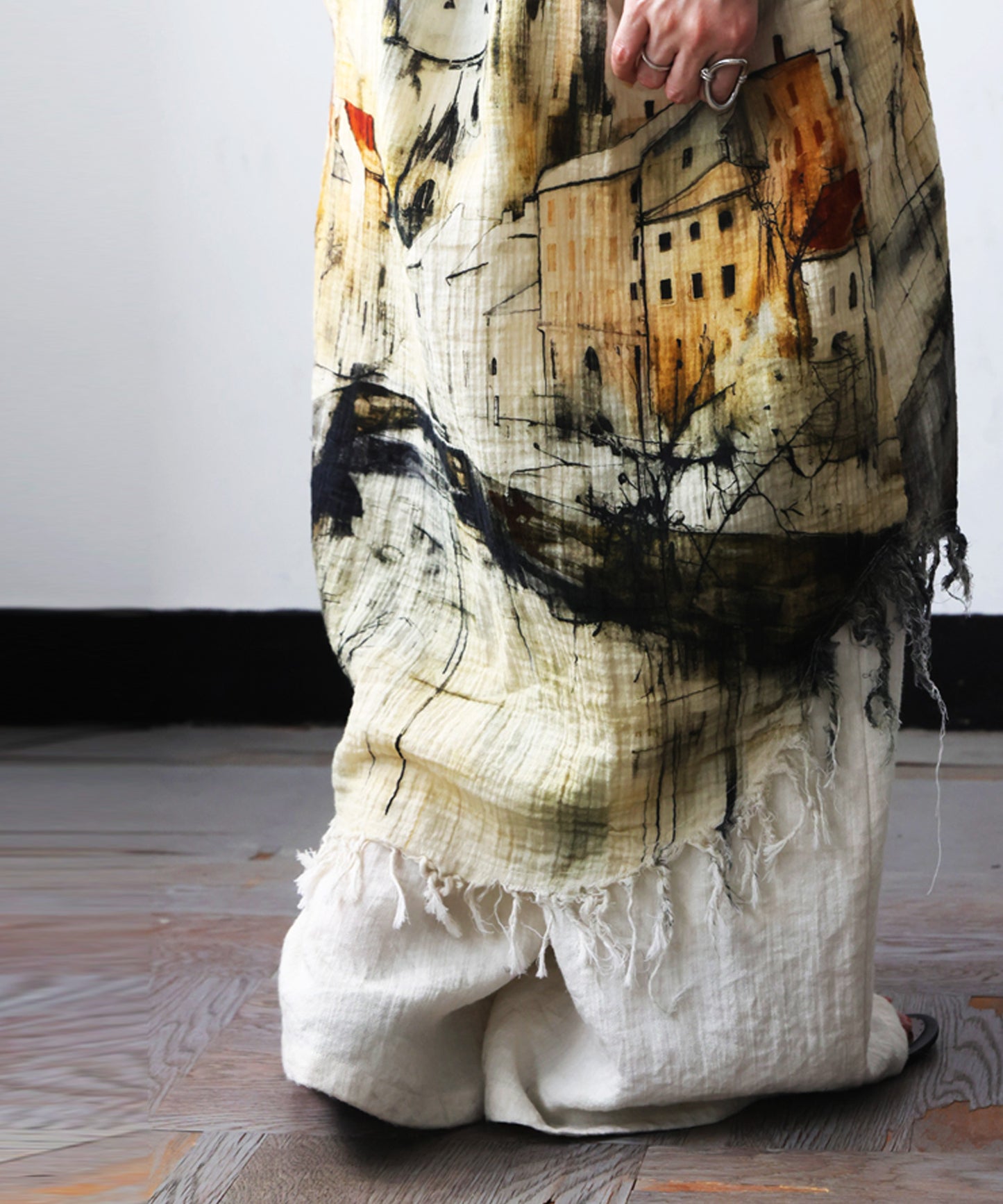 Double Gauze Shirt Dress Ladies