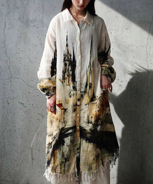 Double Gauze Shirt Dress Ladies