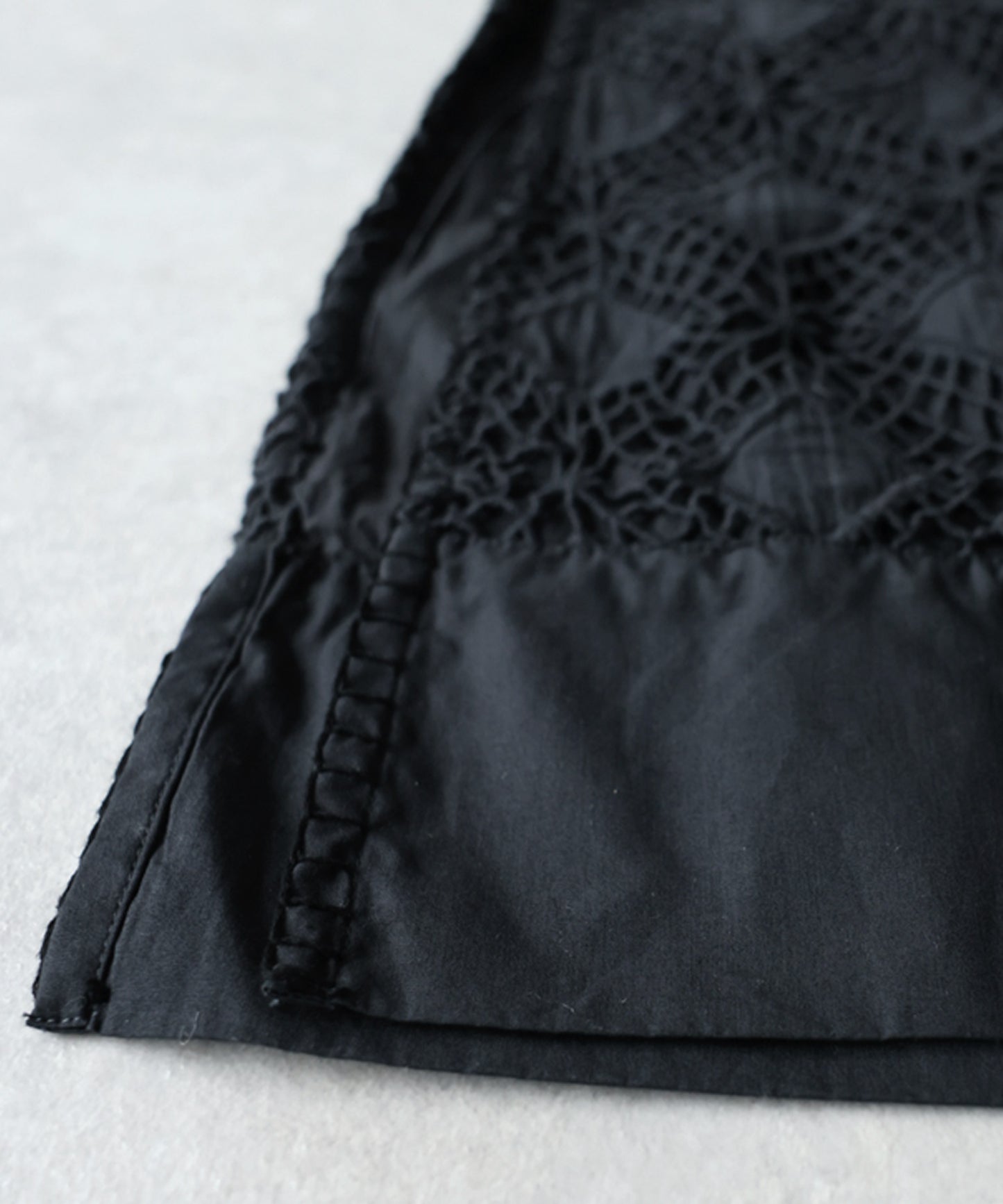 NUUUII 100% Cotton Lace Long Skirt Ladies