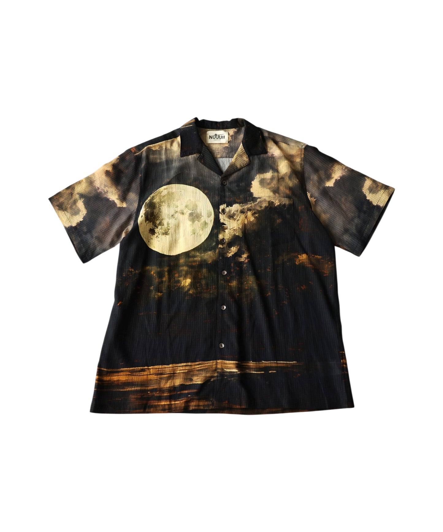 NUUIII Moon Print Art Pattern Shirt Ladies