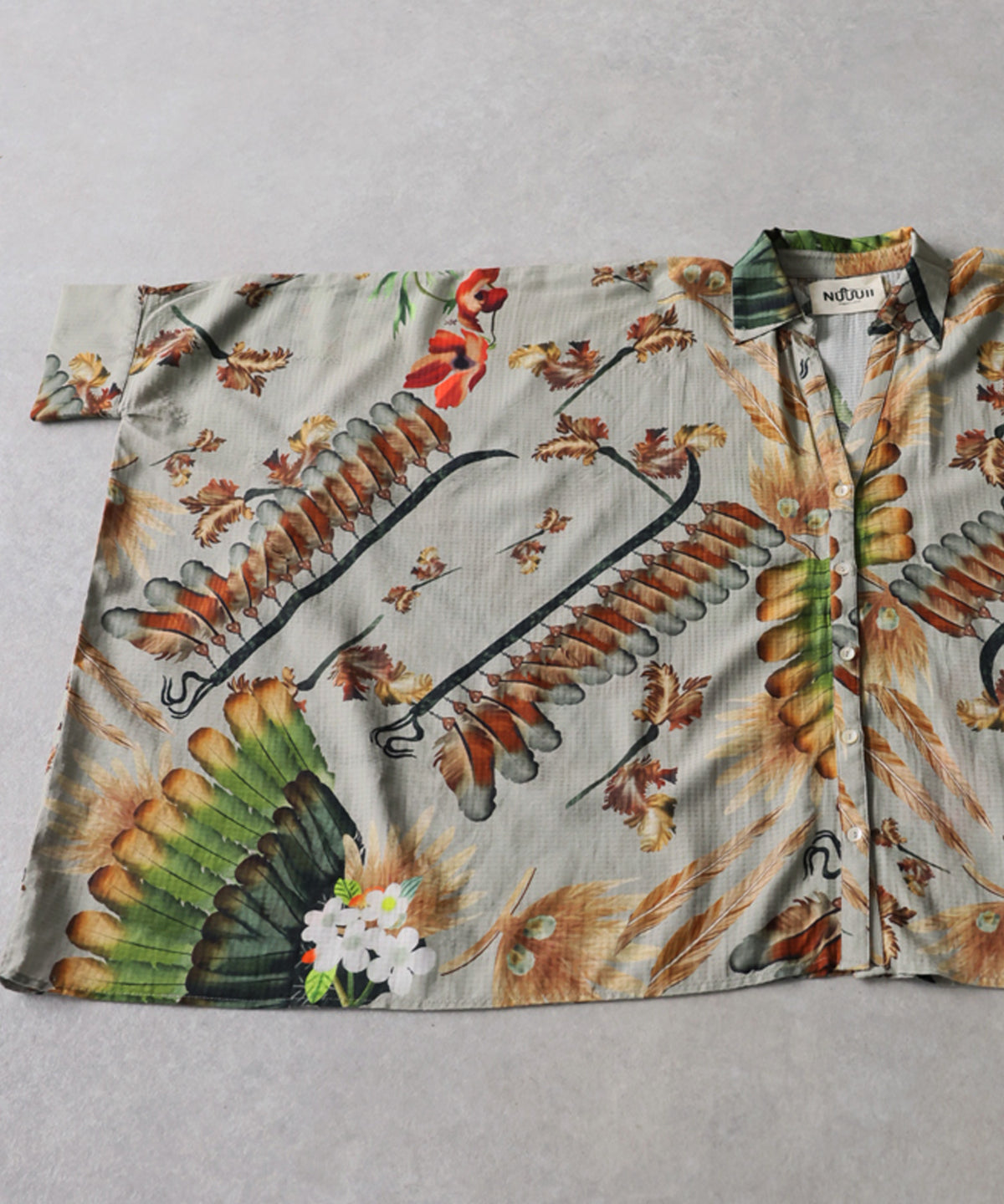 NUUUII Art Print Dolman Shirt Ladies