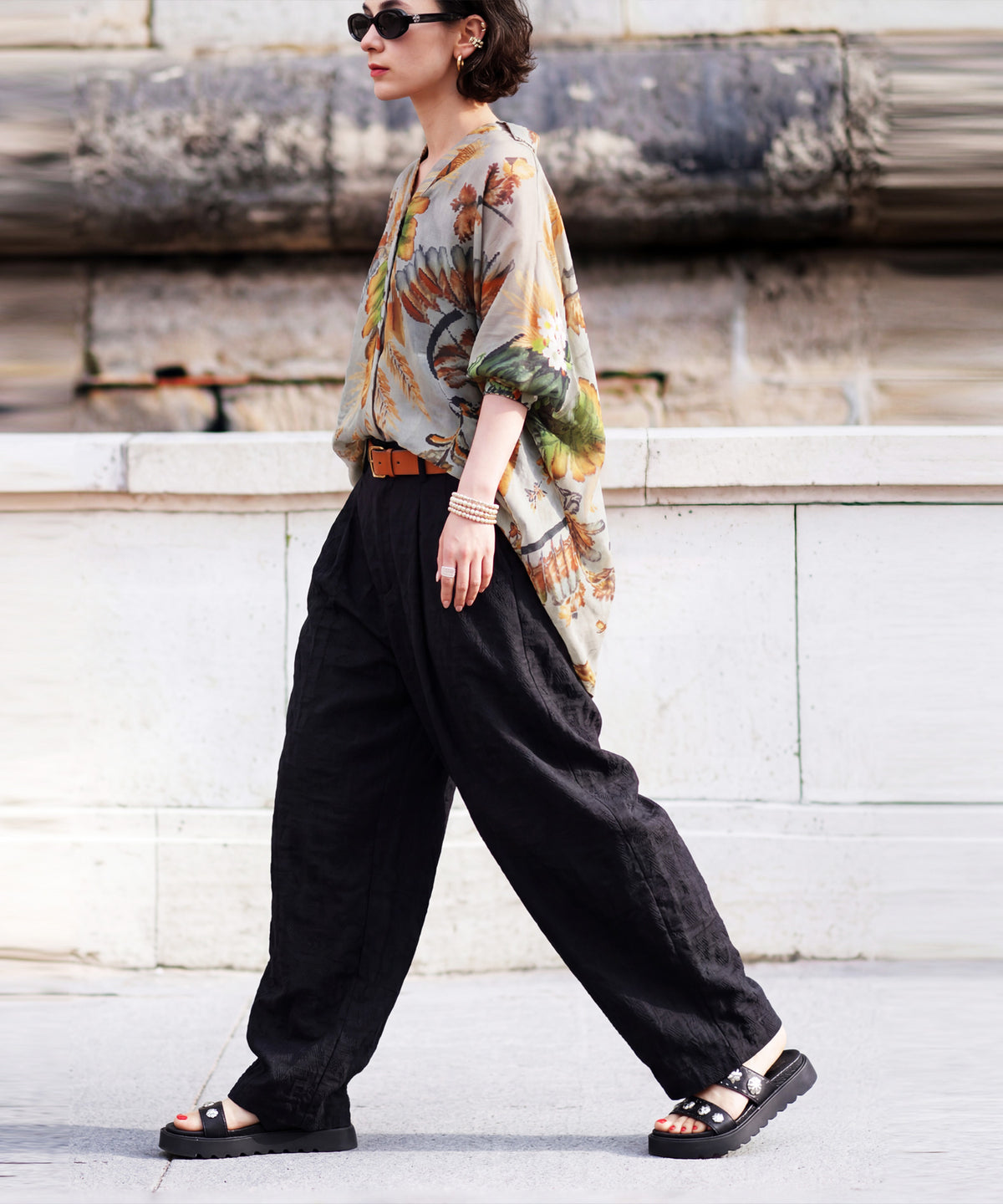NUUUII Art Print Dolman Shirt Ladies