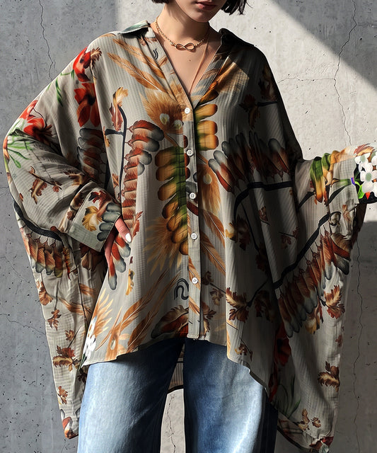 NUUUII Art Print Dolman Shirt Ladies
