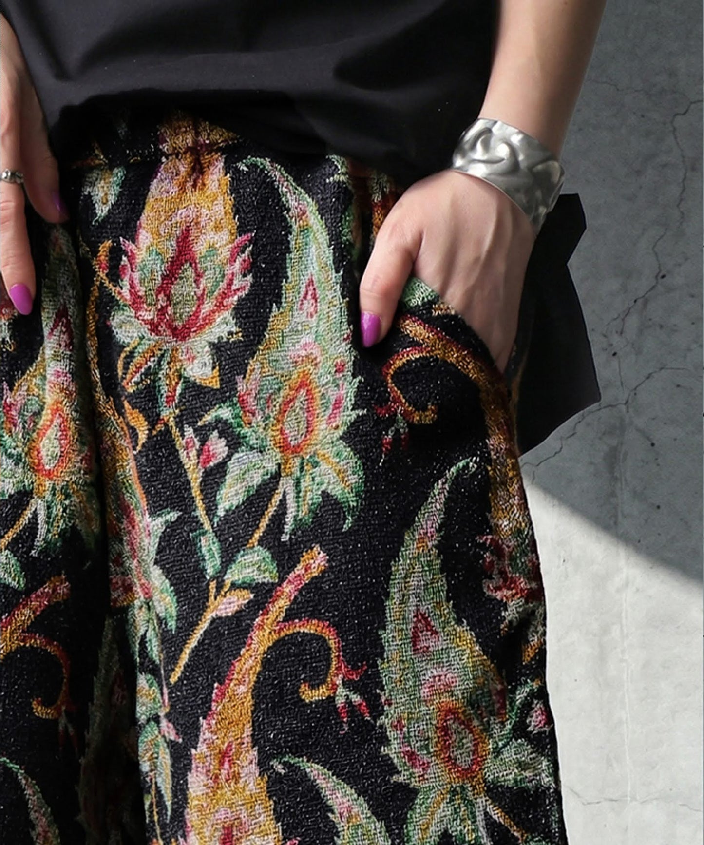 Fringe Floral Shorts Ladies