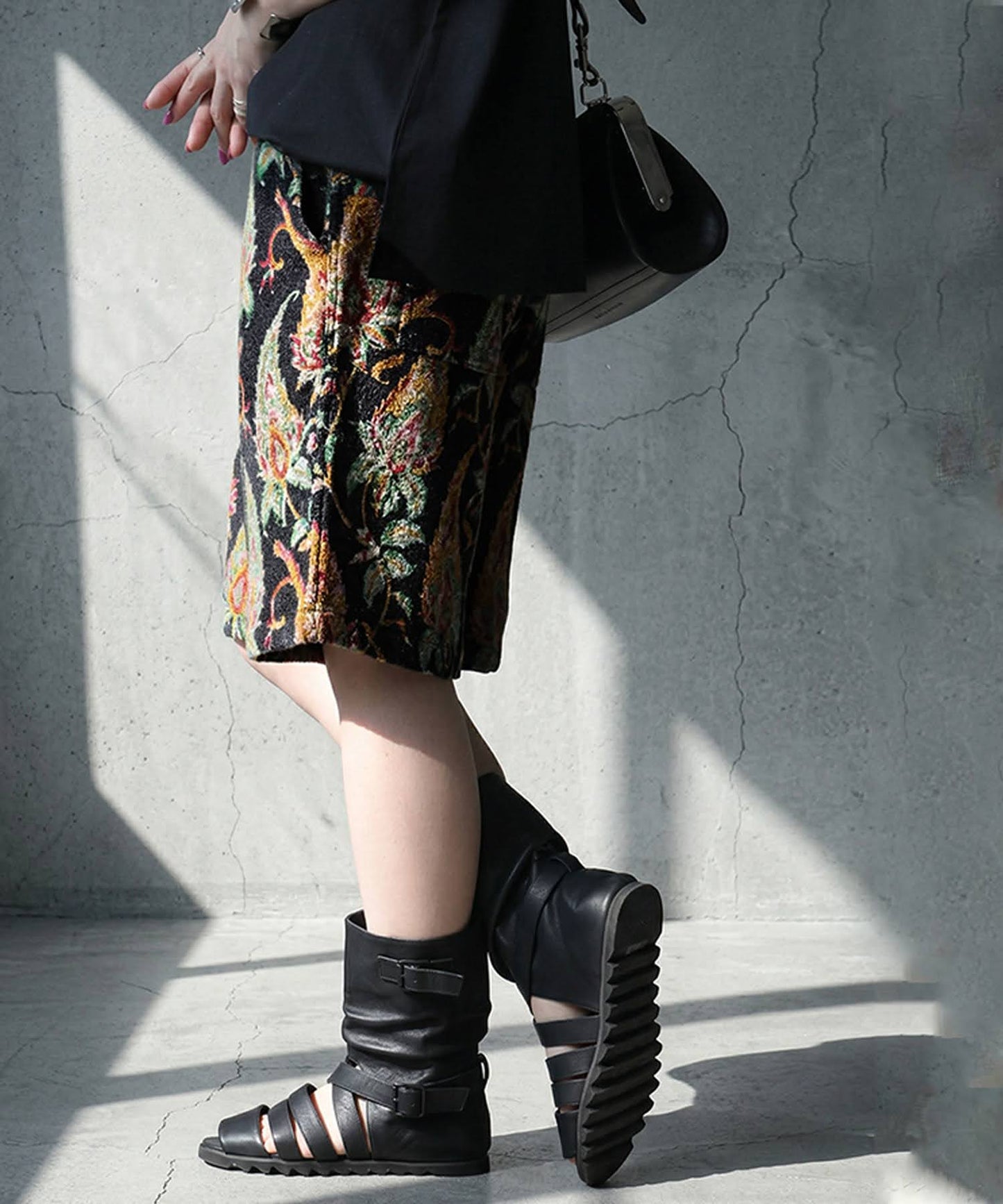 Fringe Floral Shorts Ladies