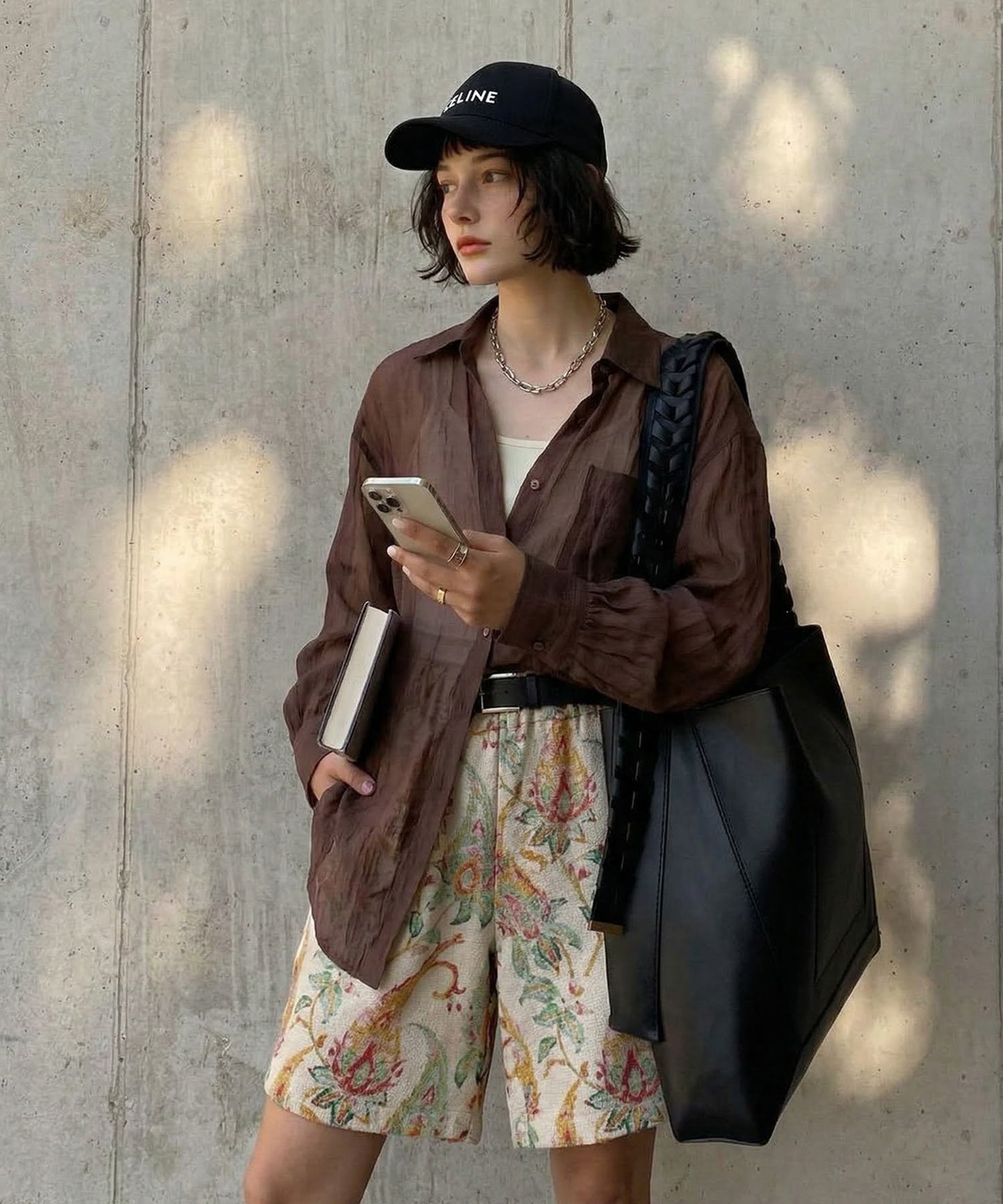 Fringe Floral Shorts Ladies