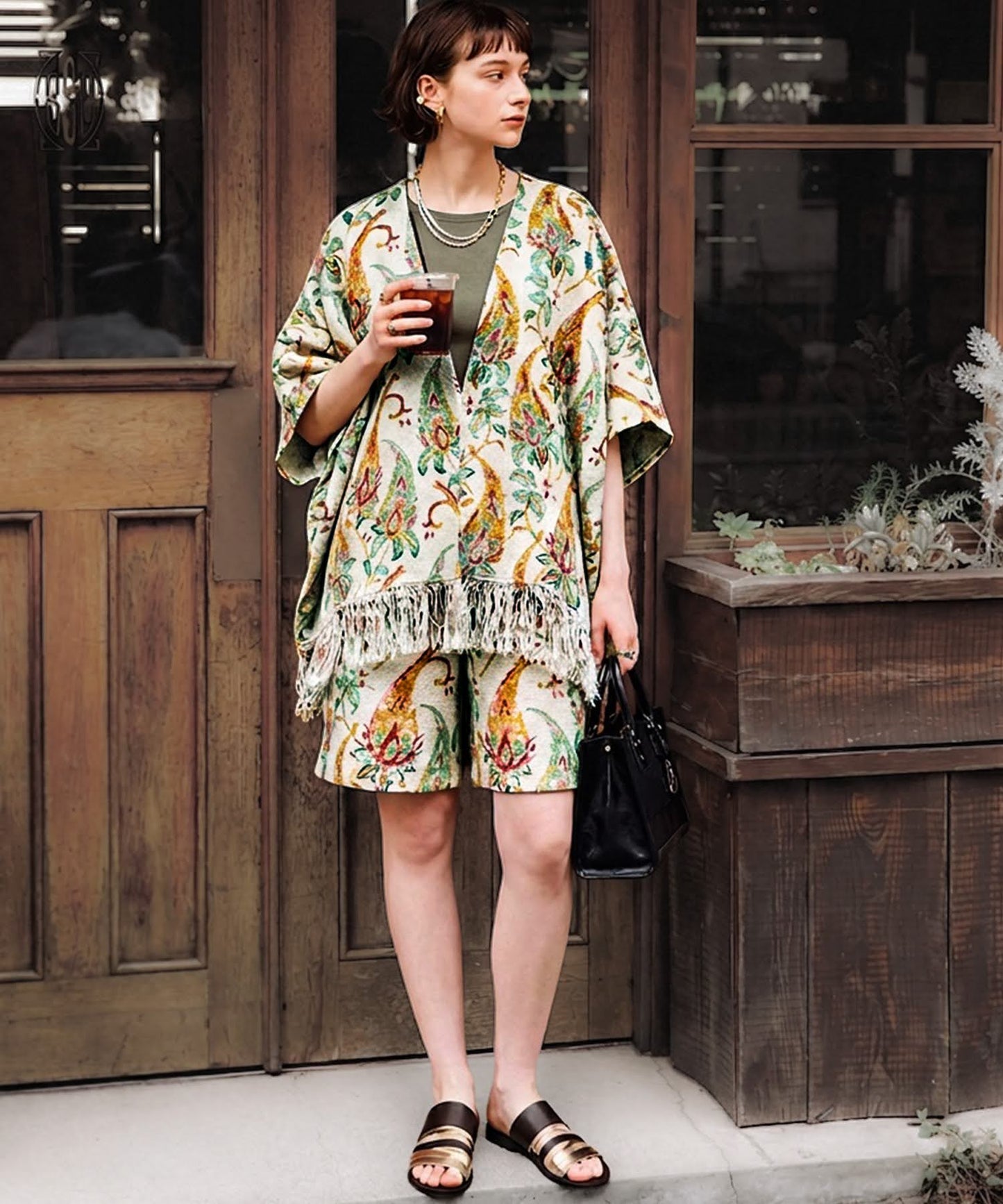 Fringe Floral Shorts Ladies